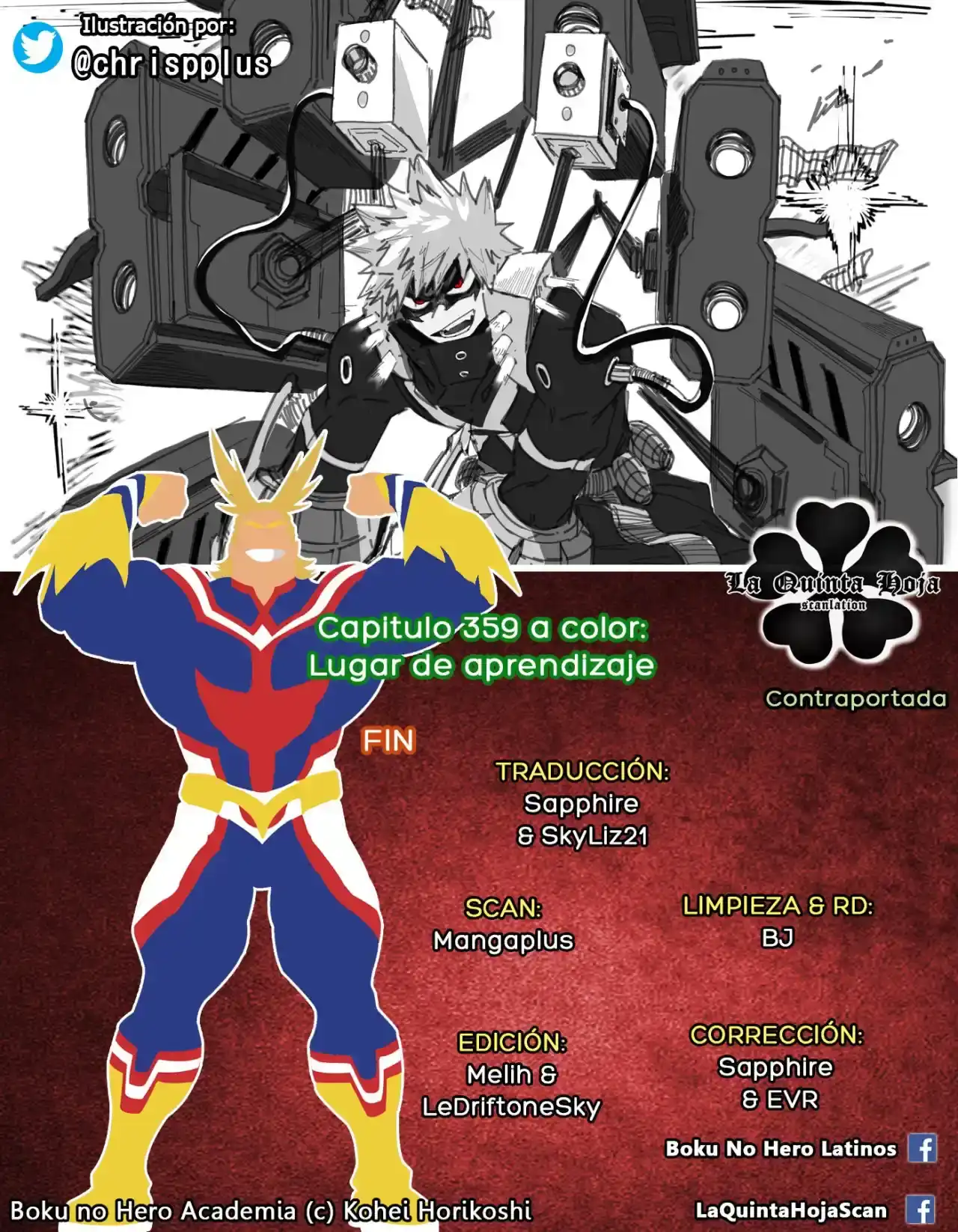 Página 19 — Boku no Hero Academia Capítulo 359.5