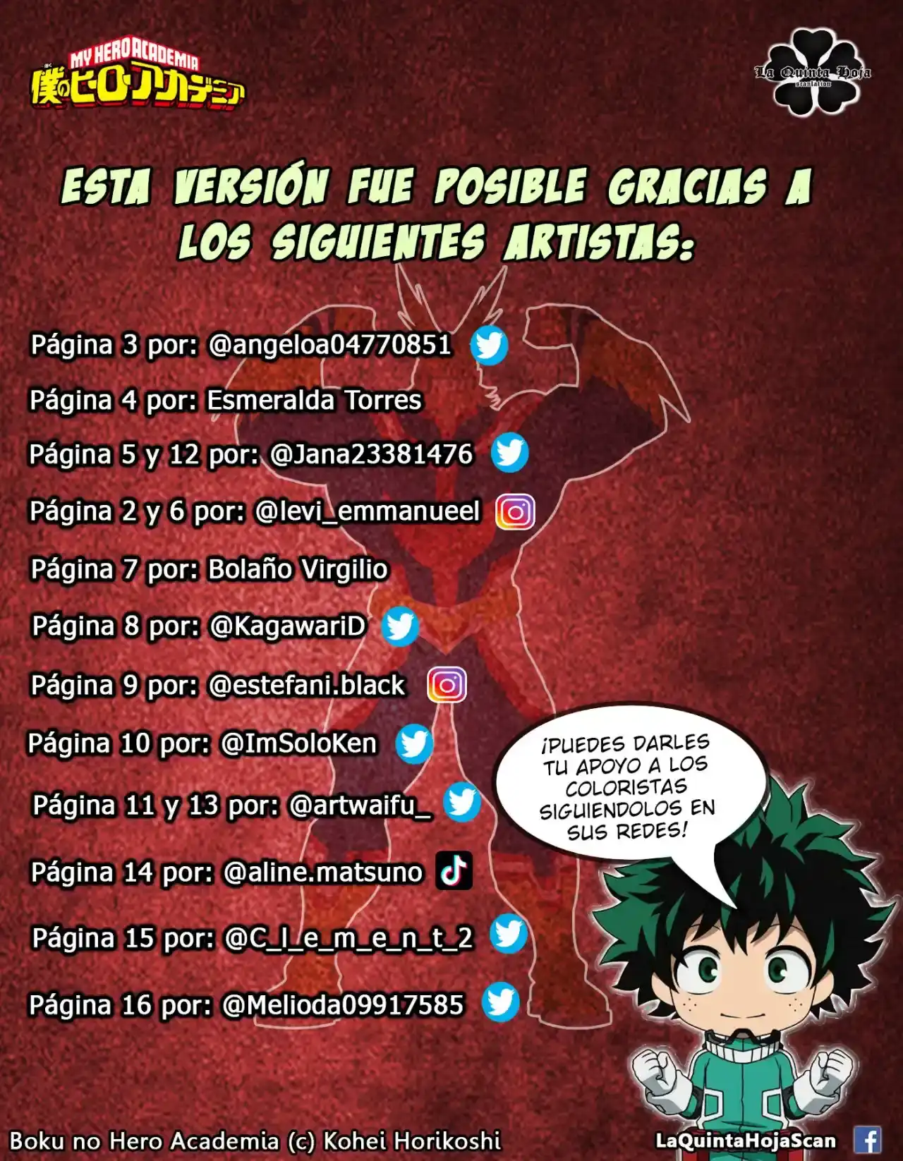 Página 21 — Boku no Hero Academia Capítulo 359.5