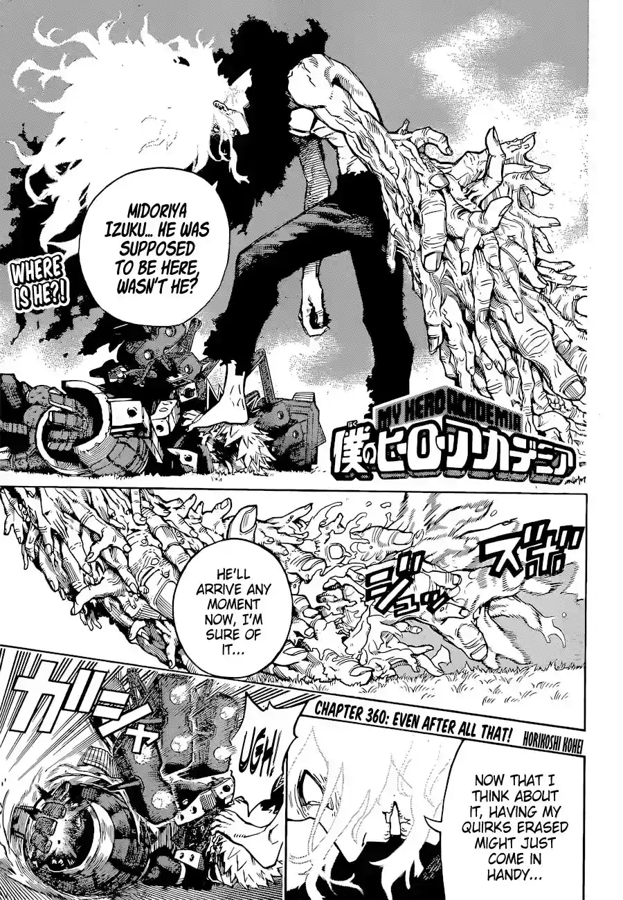 Página 1 — Boku no Hero Academia Capítulo 360