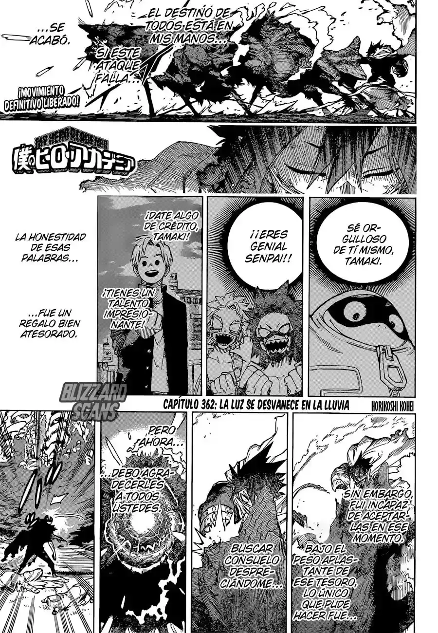 Página 2 — Boku no Hero Academia Capítulo 362