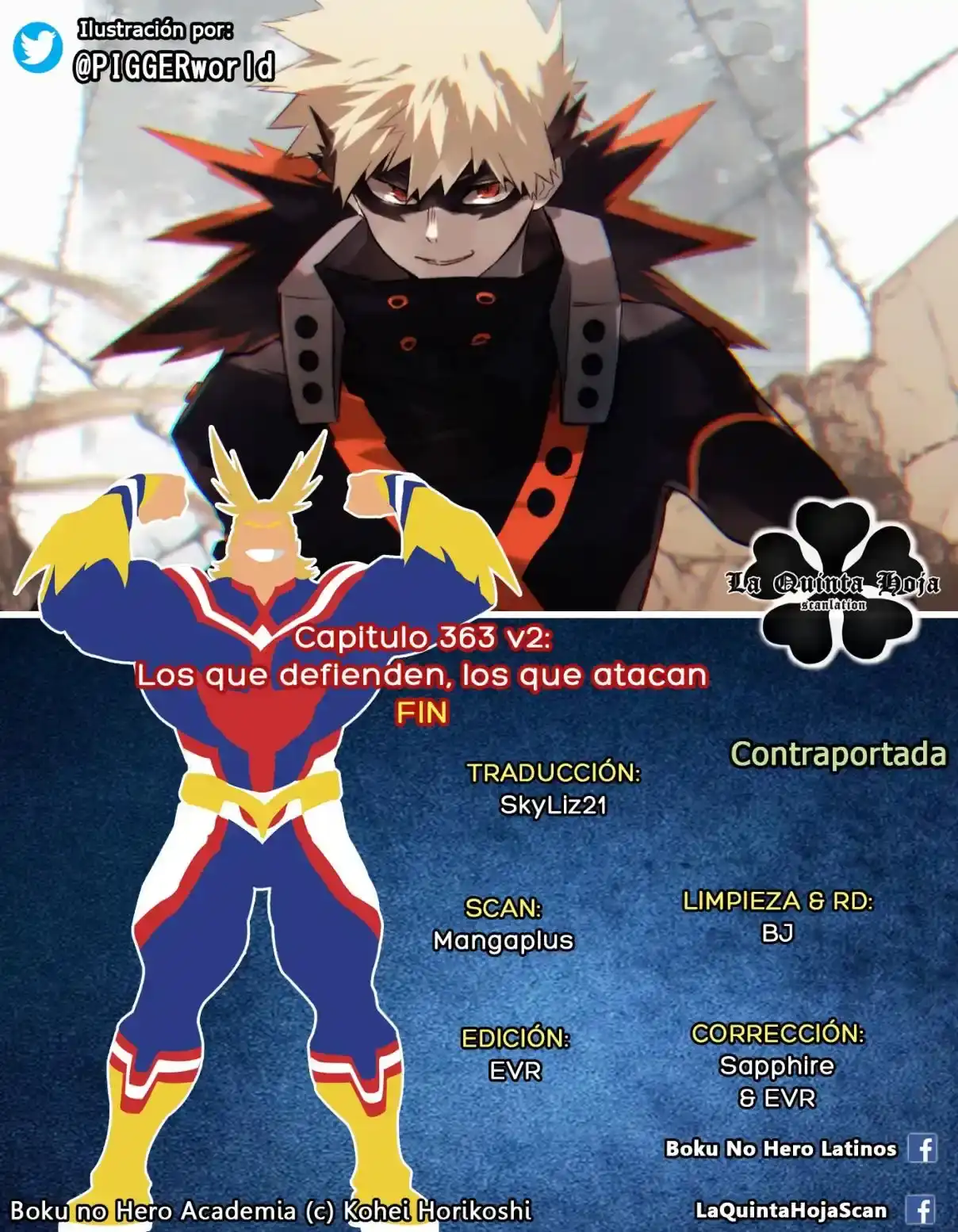 Página 14 — Boku no Hero Academia Capítulo 363.5