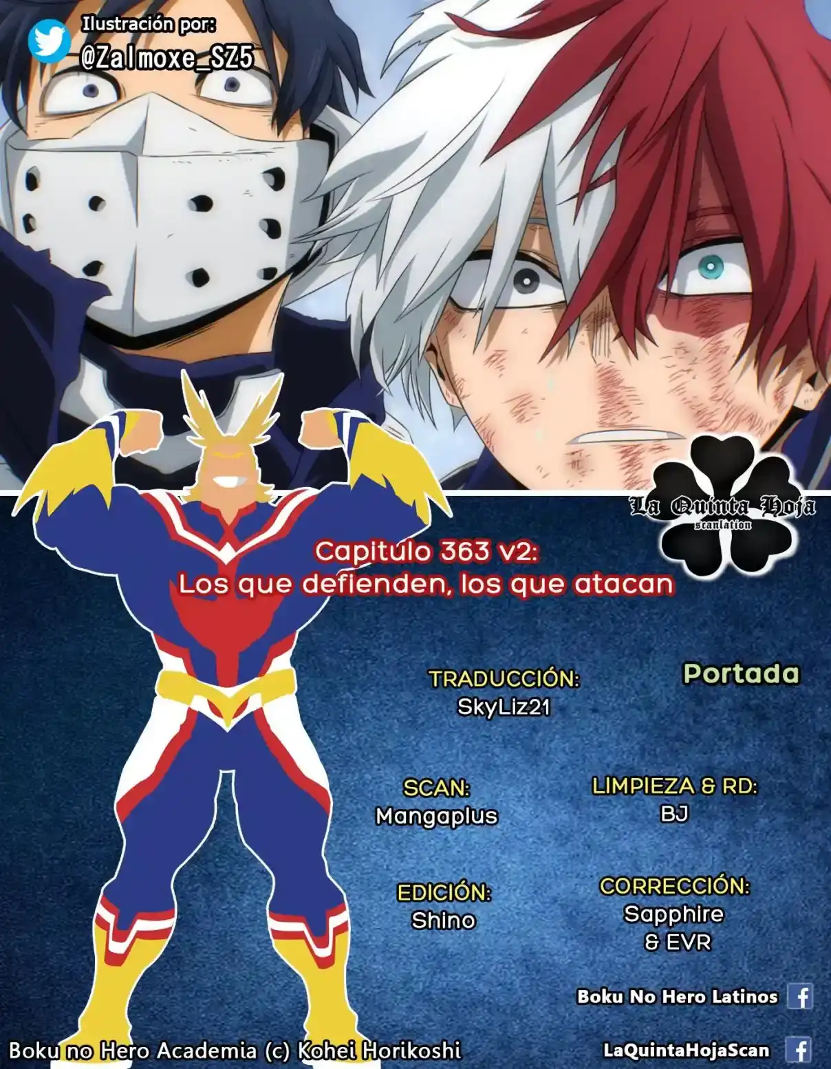 Página 16 — Boku no Hero Academia Capítulo 363.5