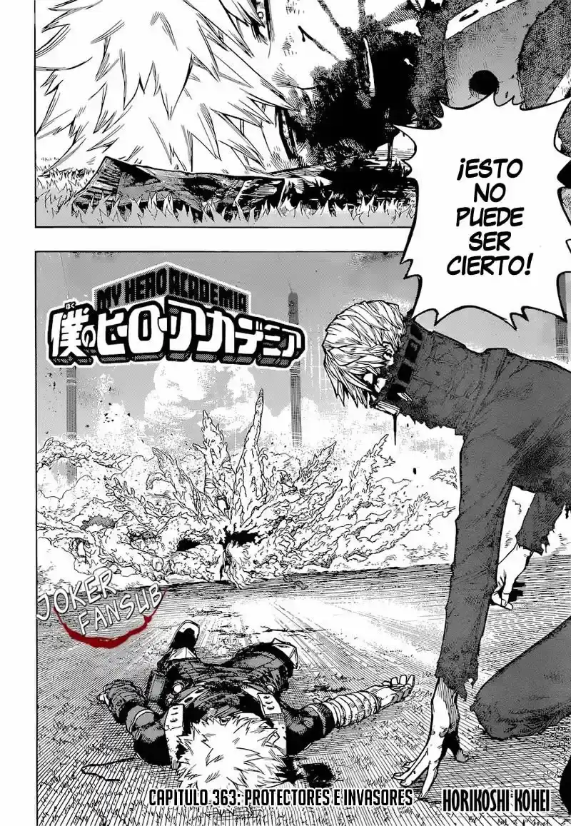 Página 14 — Boku no Hero Academia Capítulo 363