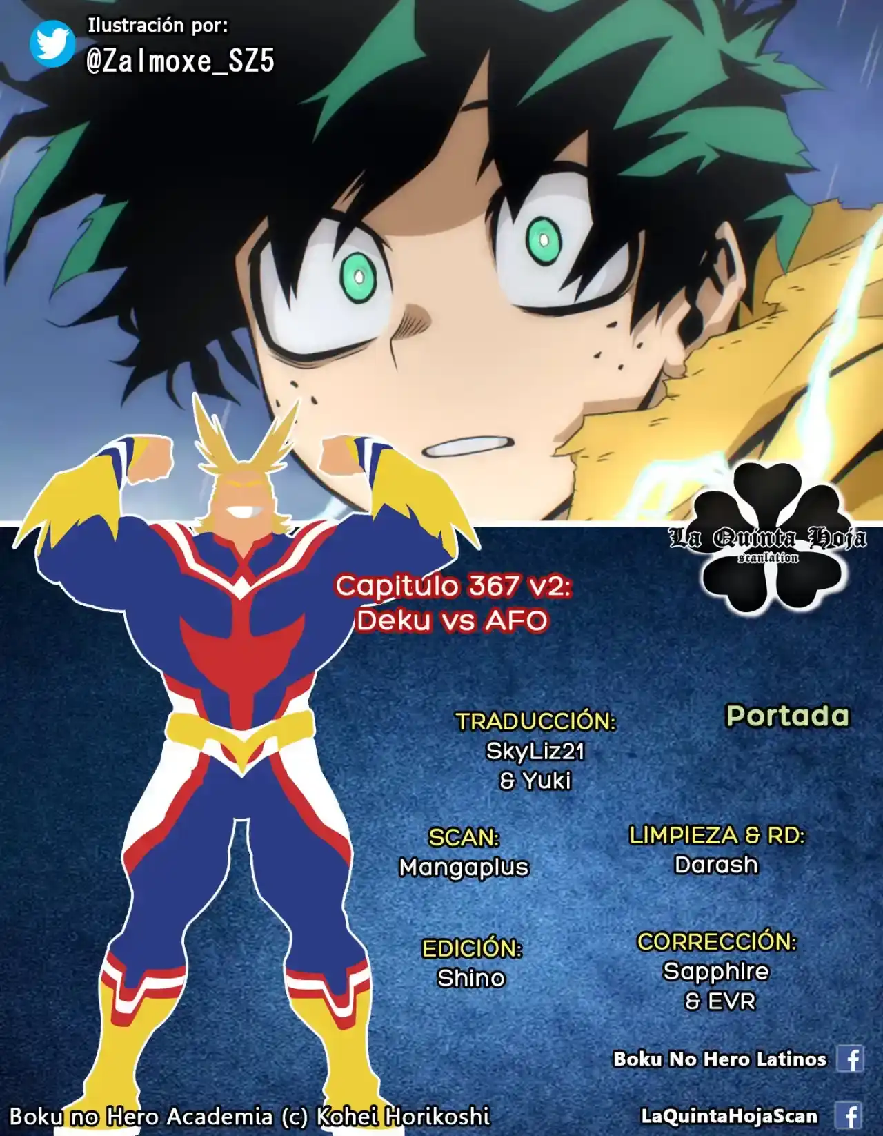 Página 1 — Boku no Hero Academia Capítulo 367.2
