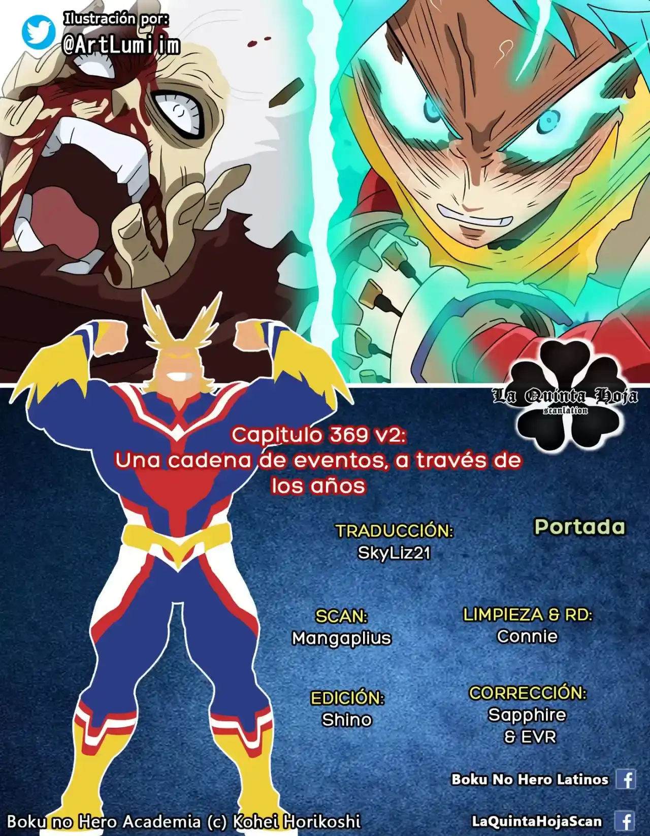 Página 1 — Boku no Hero Academia Capítulo 369.2