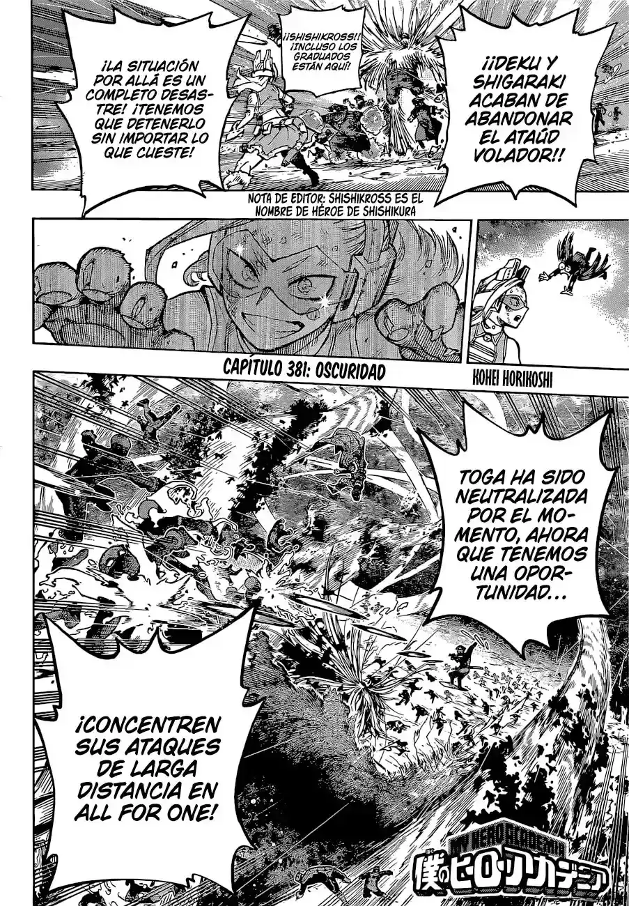 Página 3 — Boku no Hero Academia Capítulo 381