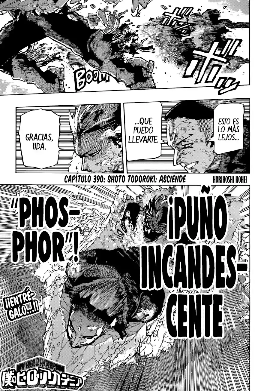 Página 15 — Boku no Hero Academia Capítulo 390