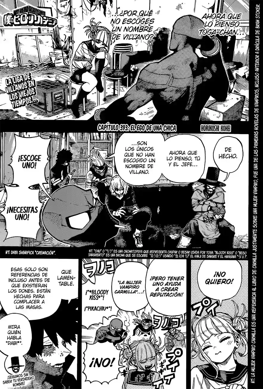 Página 2 — Boku no Hero Academia Capítulo 393