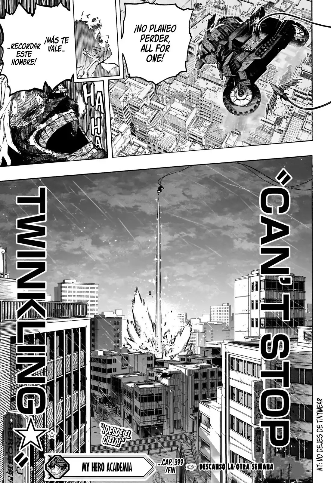 Página 15 — Boku no Hero Academia Capítulo 399