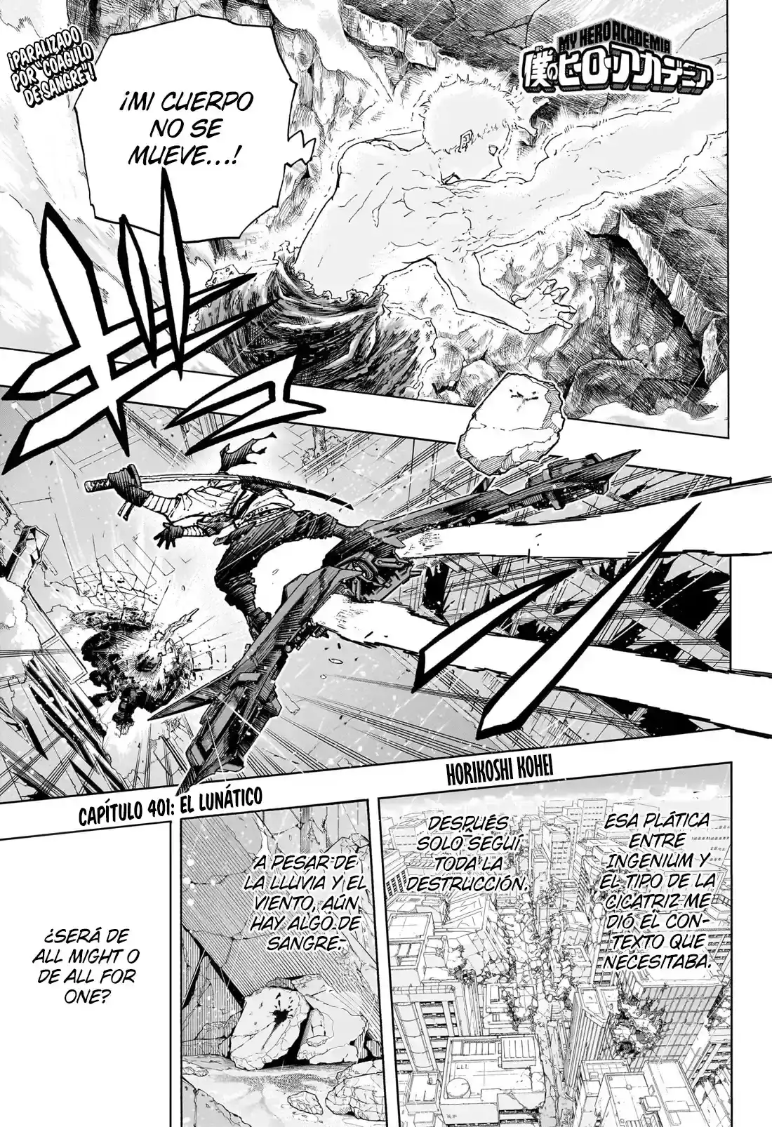 Página 2 — Boku no Hero Academia Capítulo 401