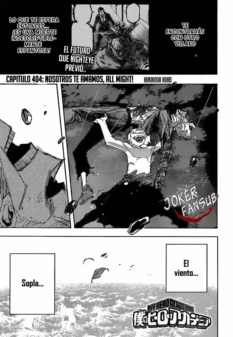 Página 13 — Boku no Hero Academia Capítulo 404