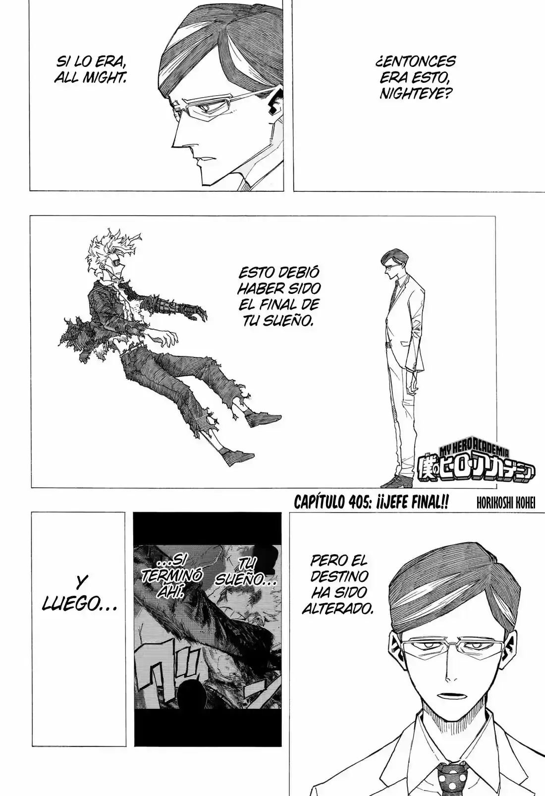 Página 3 — Boku no Hero Academia Capítulo 405