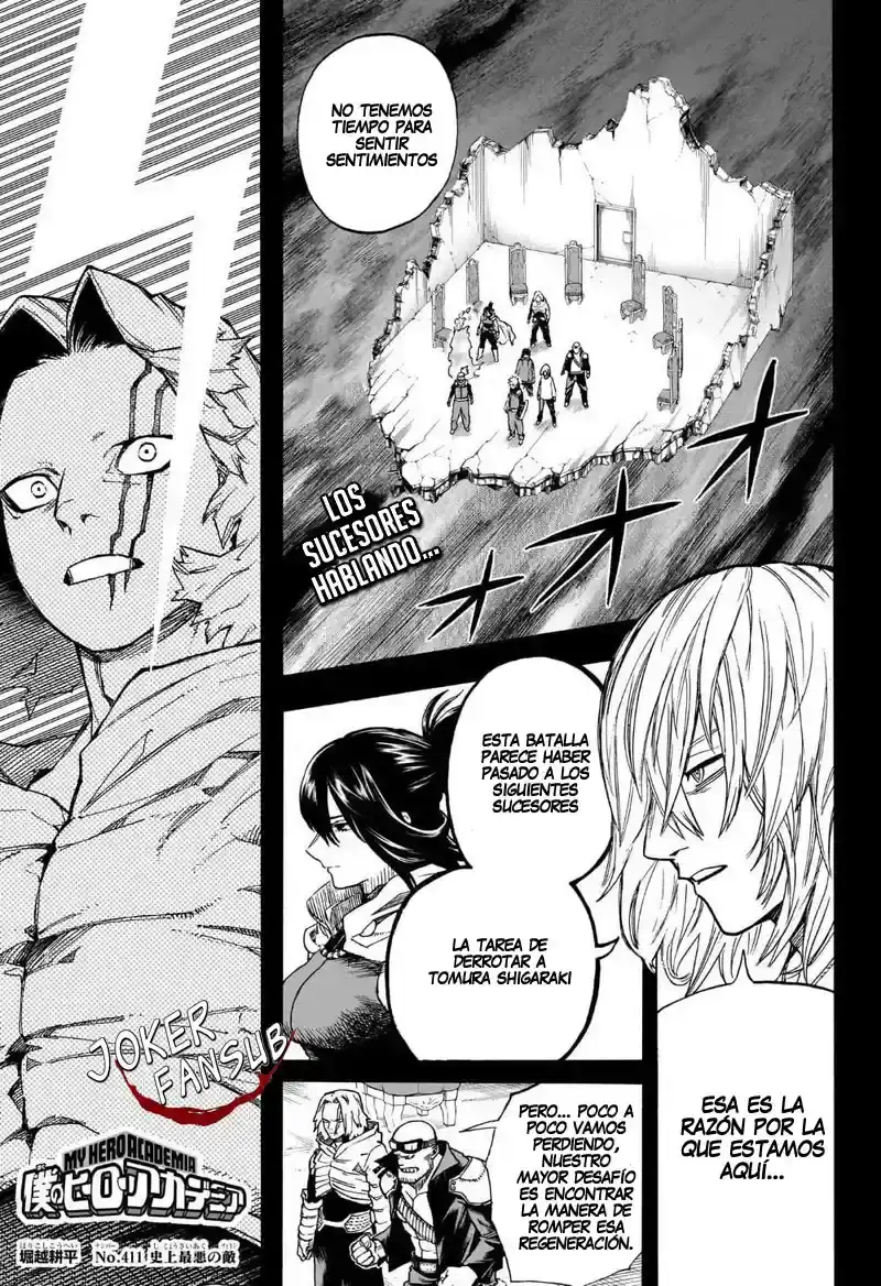Página 14 — Boku no Hero Academia Capítulo 411
