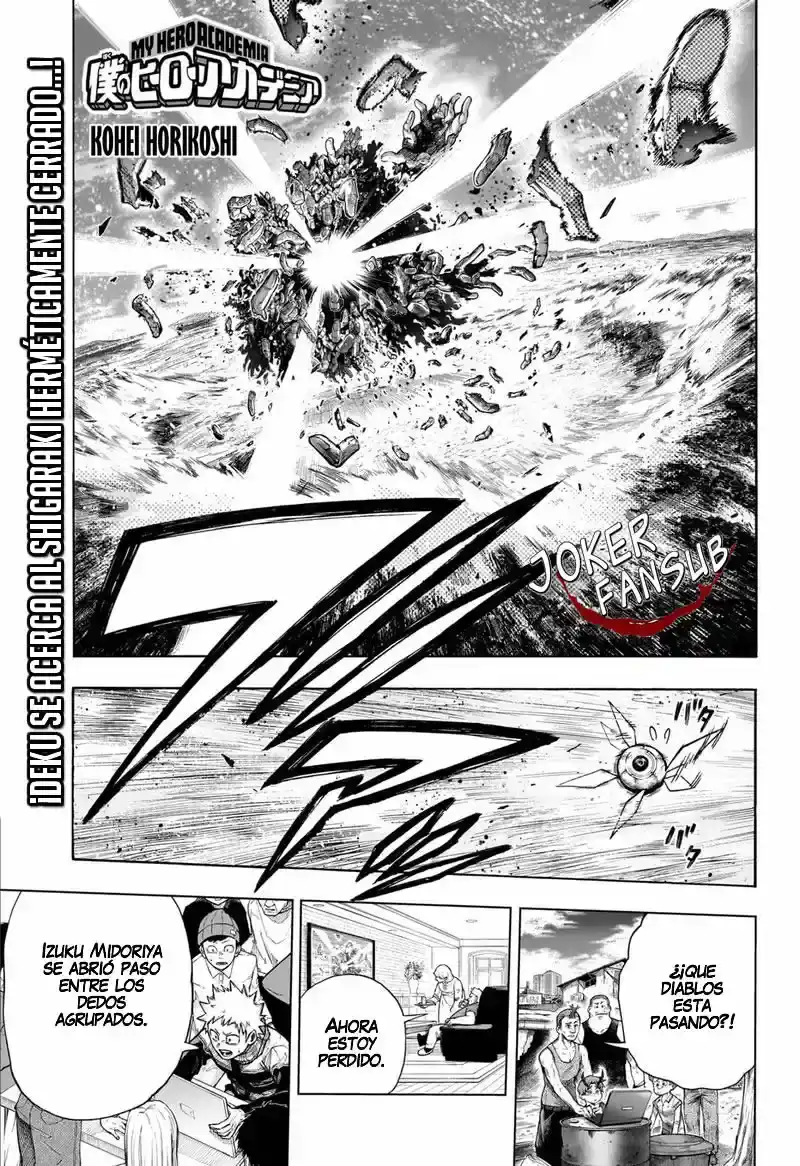 Página 1 — Boku no Hero Academia Capítulo 417