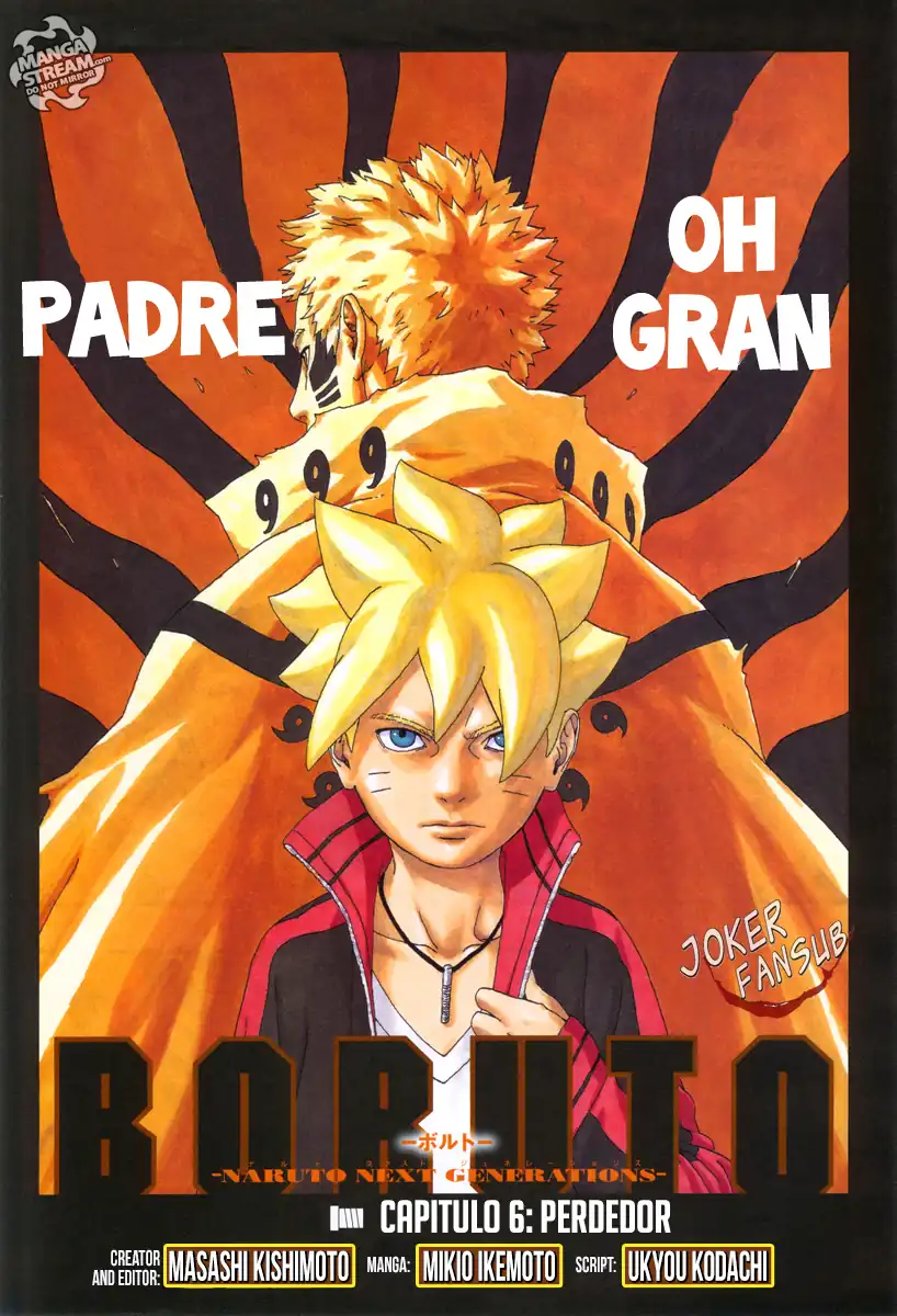 Página 1 — Boruto: Naruto Next Generations Capítulo 6