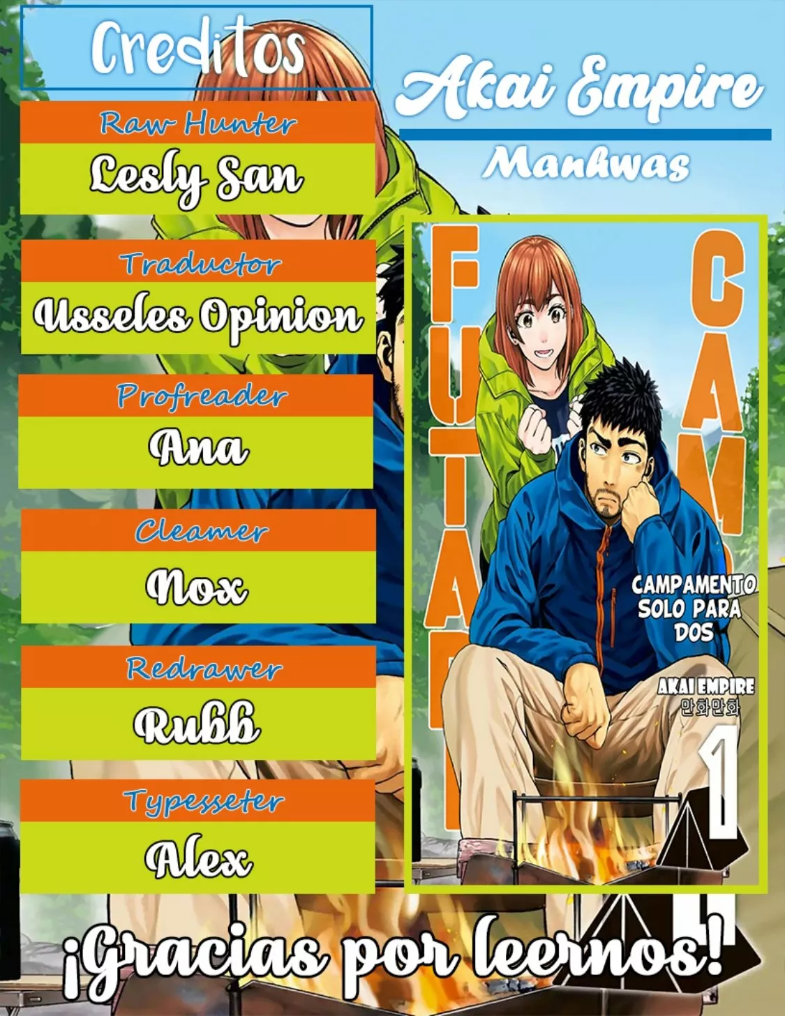 Página 27 — Campamento solo para dos Capítulo 3