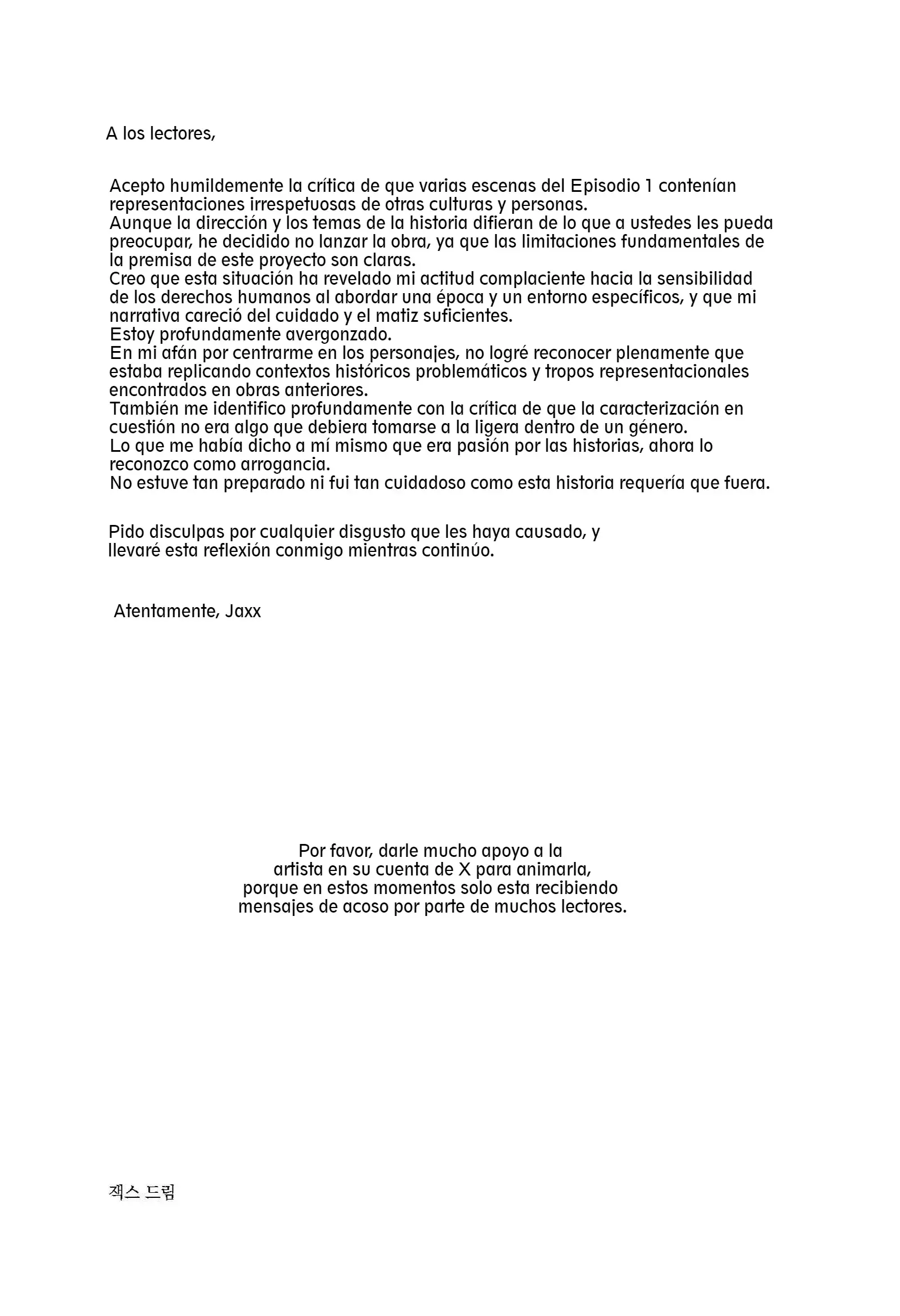Página 1 — Canción Del Páramo Capítulo 1.01