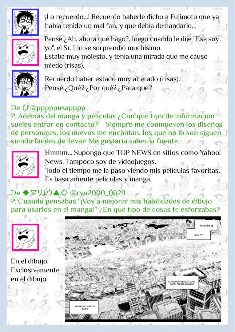 Página 18 — Chainsaw Man Capítulo 75.5