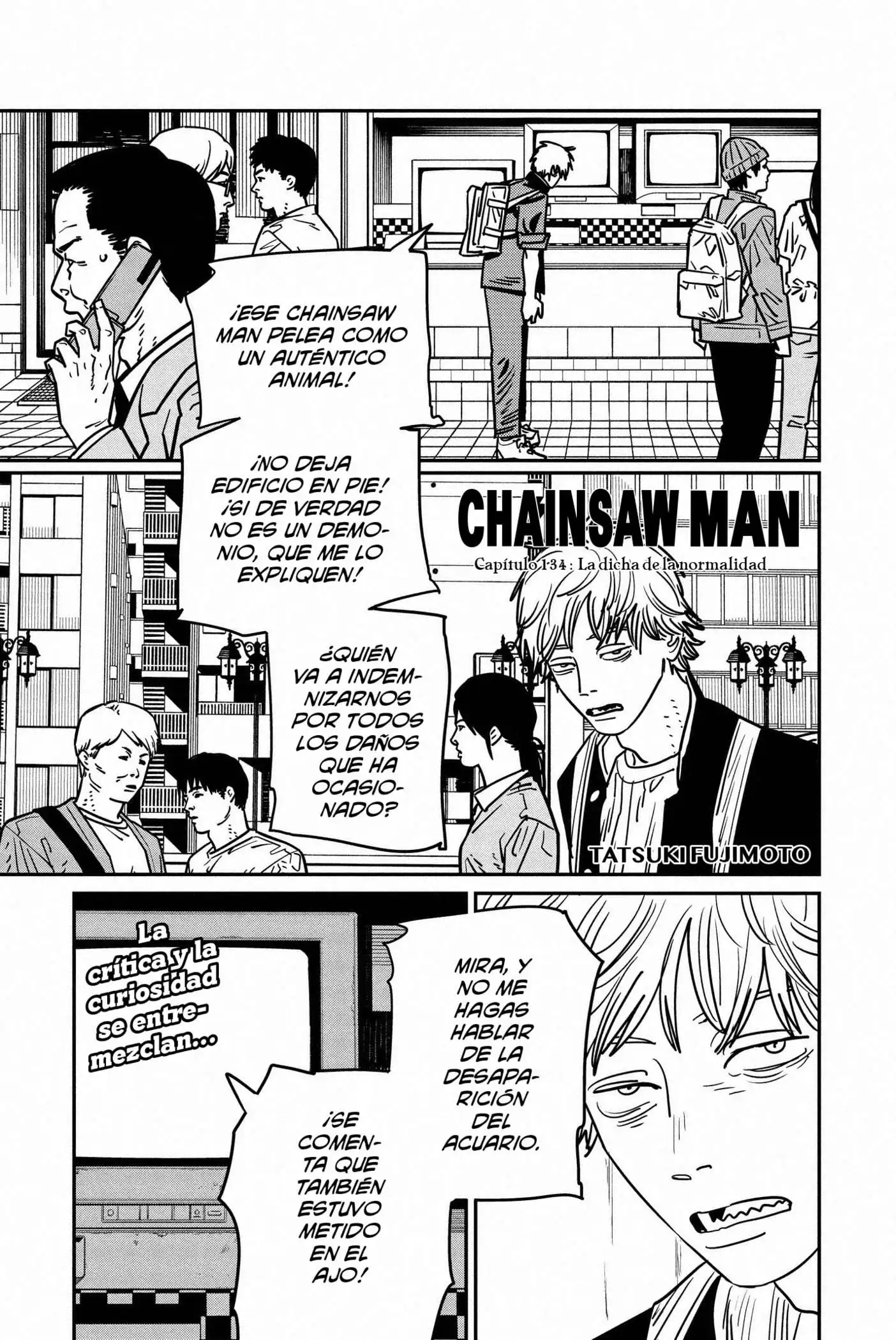 Página 1 — Chainsaw Man Capítulo 134