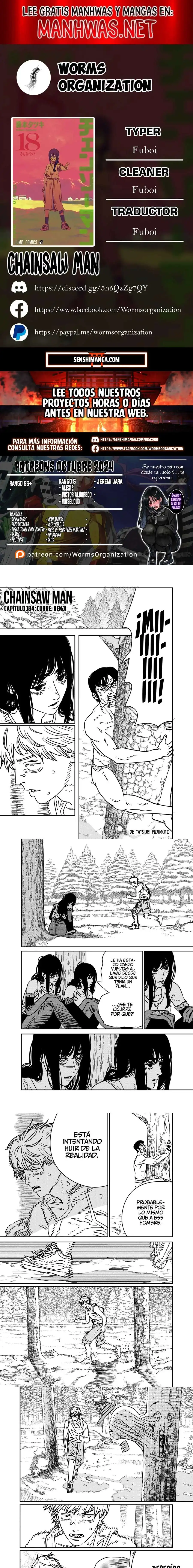 Página 1 — Chainsaw Man Capítulo 184