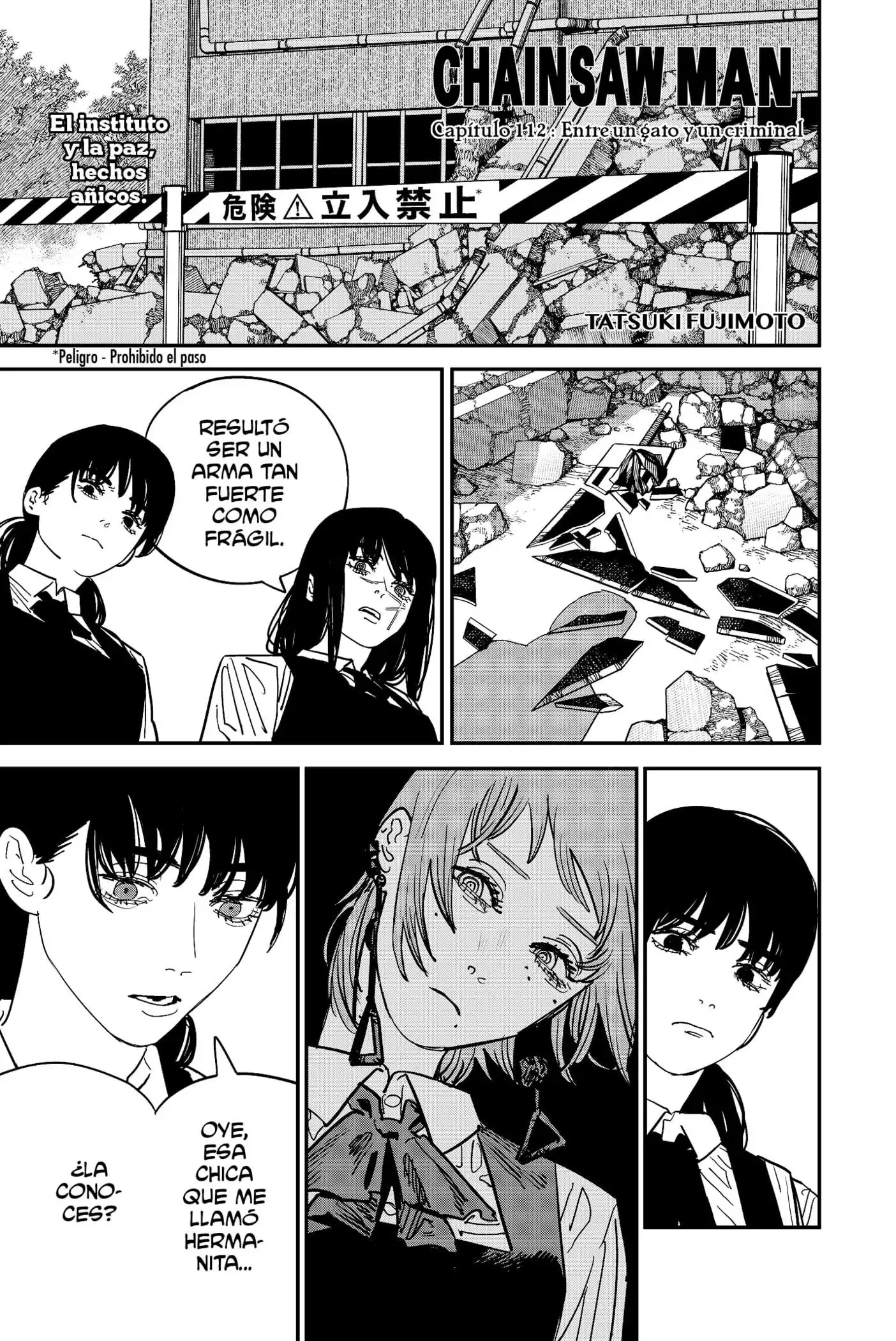 Chainsaw Man Capítulo 112 - Página 1 - Chainsaw Man manga Capítulo 112