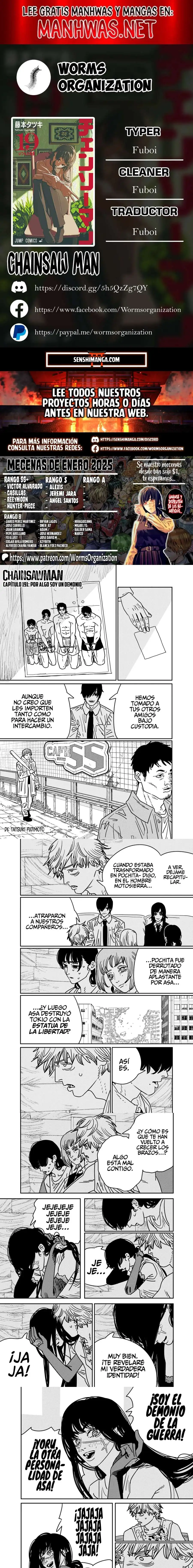 Chainsaw Man Capítulo 191 - Página 1 - Chainsaw Man manga Capítulo 191