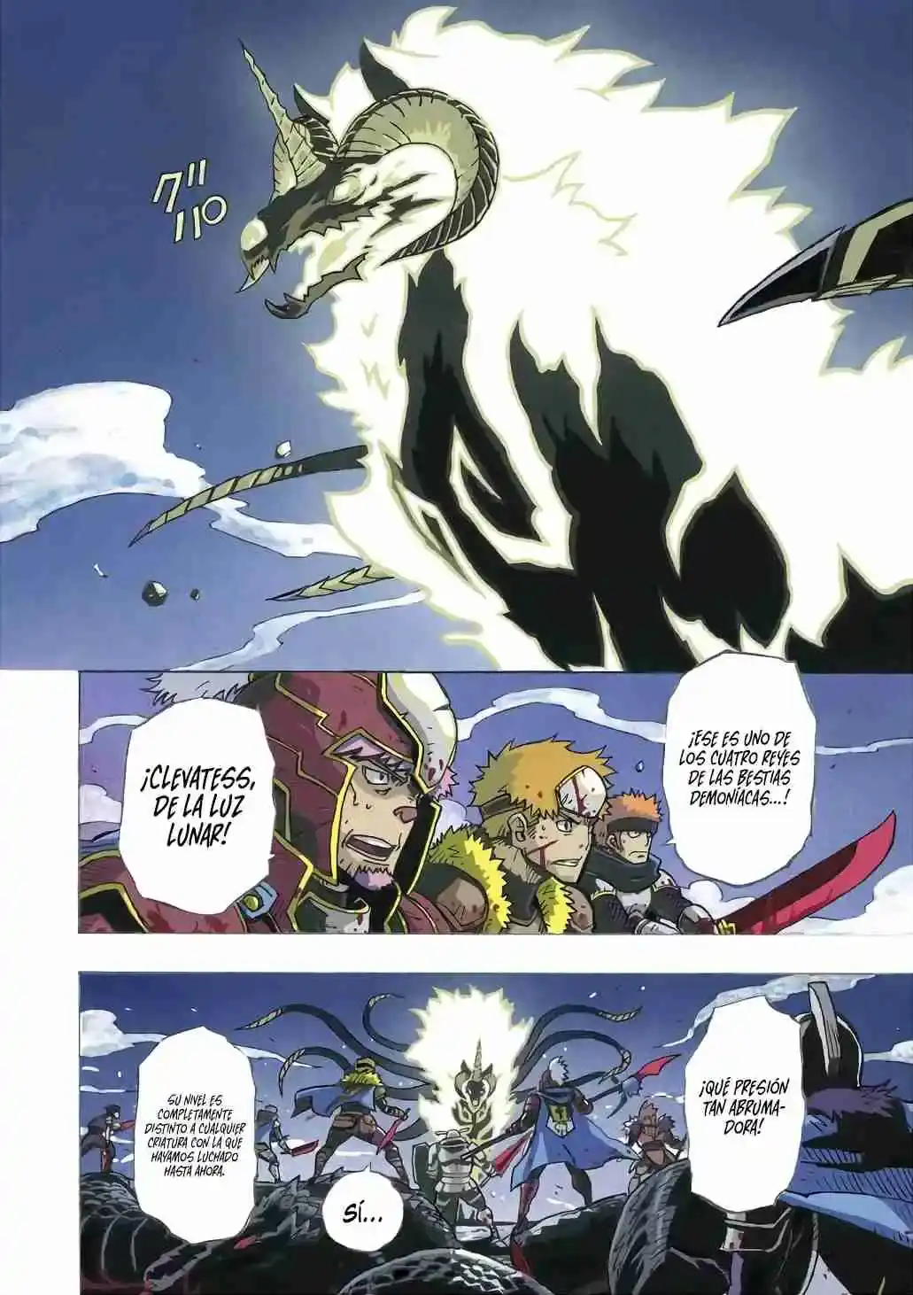 Página 9 — Clevatess: Majuu no Ou to Akago to Shikabane no Yuusha Capítulo 1