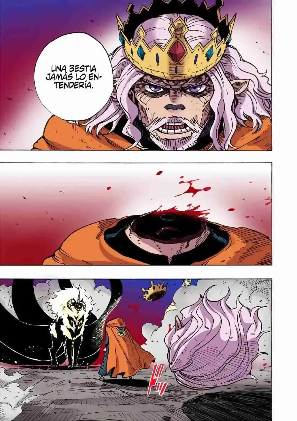 Página 34 — Clevatess: Majuu no Ou to Akago to Shikabane no Yuusha Capítulo 1
