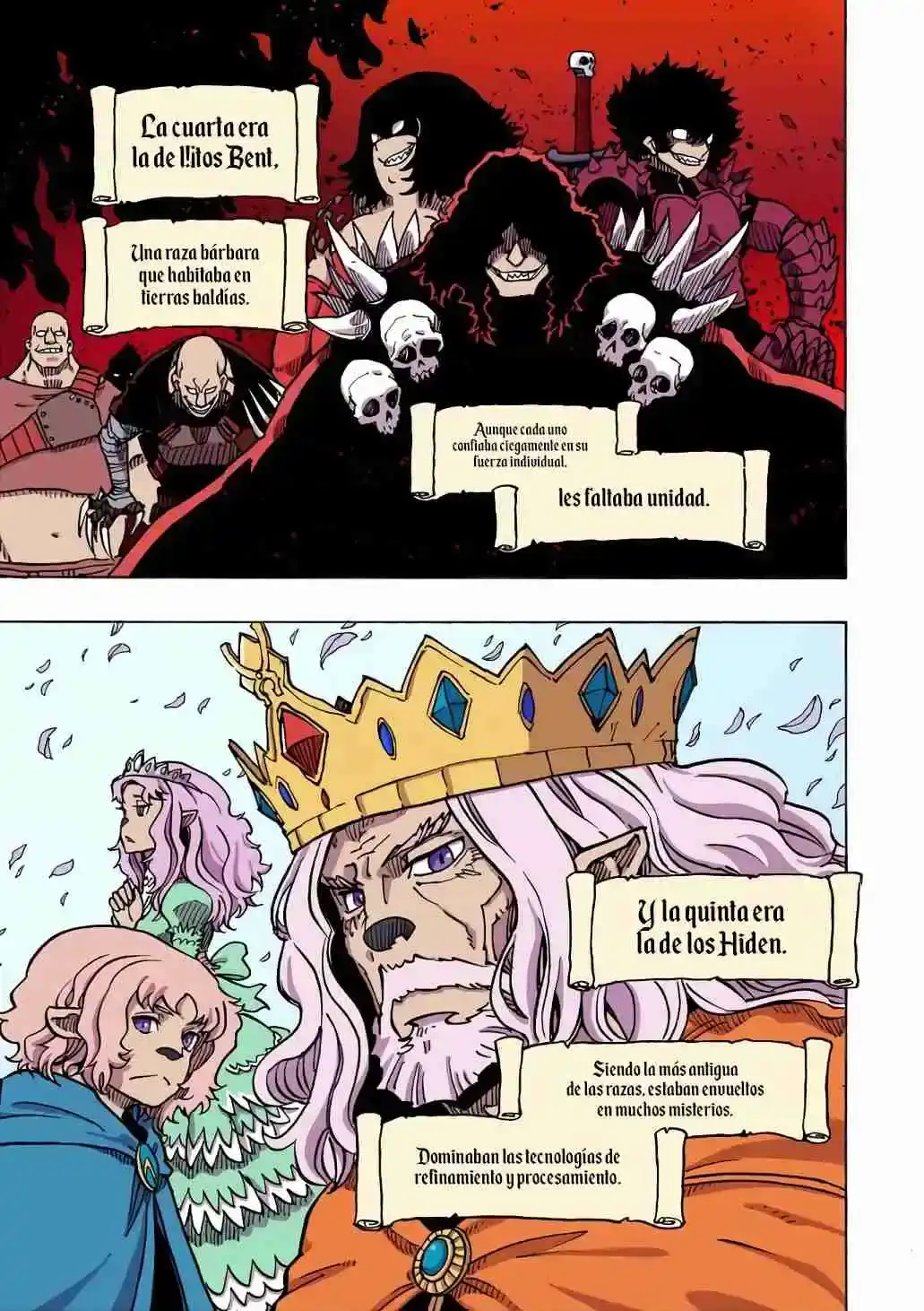 Página 42 — Clevatess: Majuu no Ou to Akago to Shikabane no Yuusha Capítulo 2