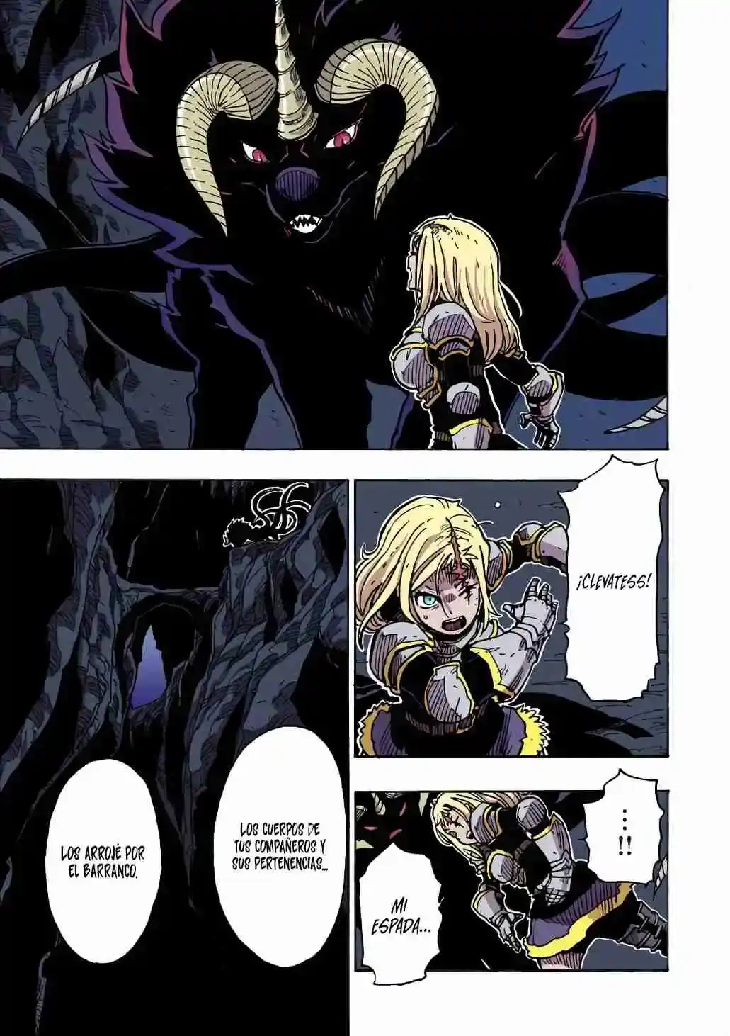 Página 59 — Clevatess: Majuu no Ou to Akago to Shikabane no Yuusha Capítulo 2