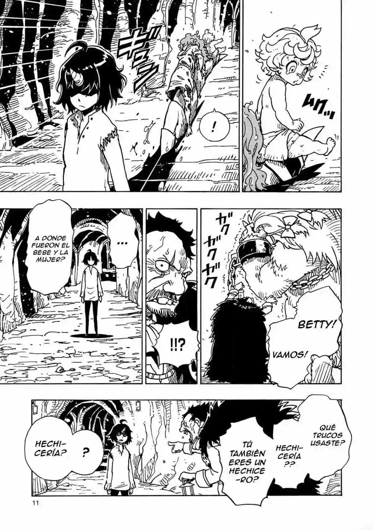 Página 13 — Clevatess: Majuu no Ou to Akago to Shikabane no Yuusha Capítulo 7