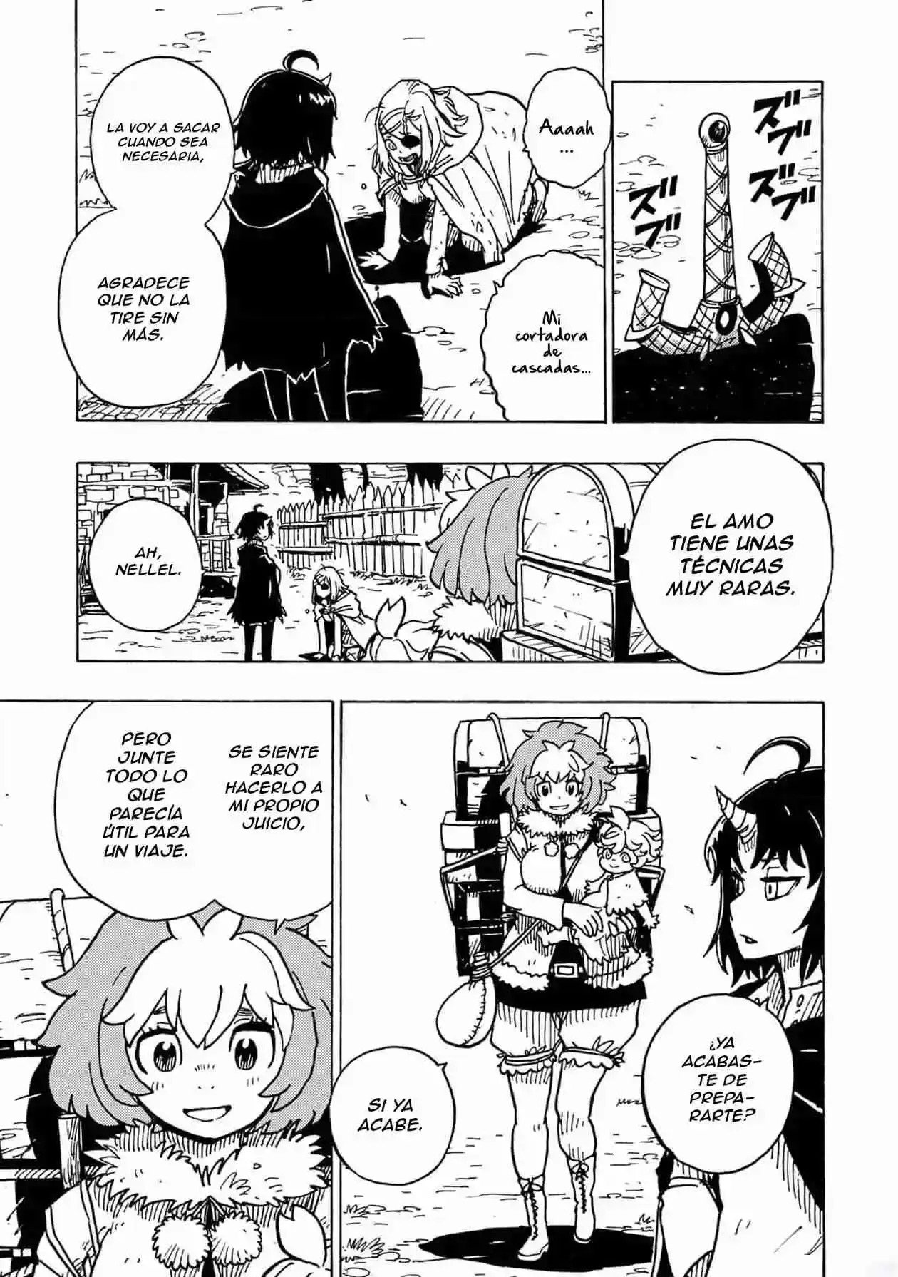 Página 39 — Clevatess: Majuu no Ou to Akago to Shikabane no Yuusha Capítulo 10