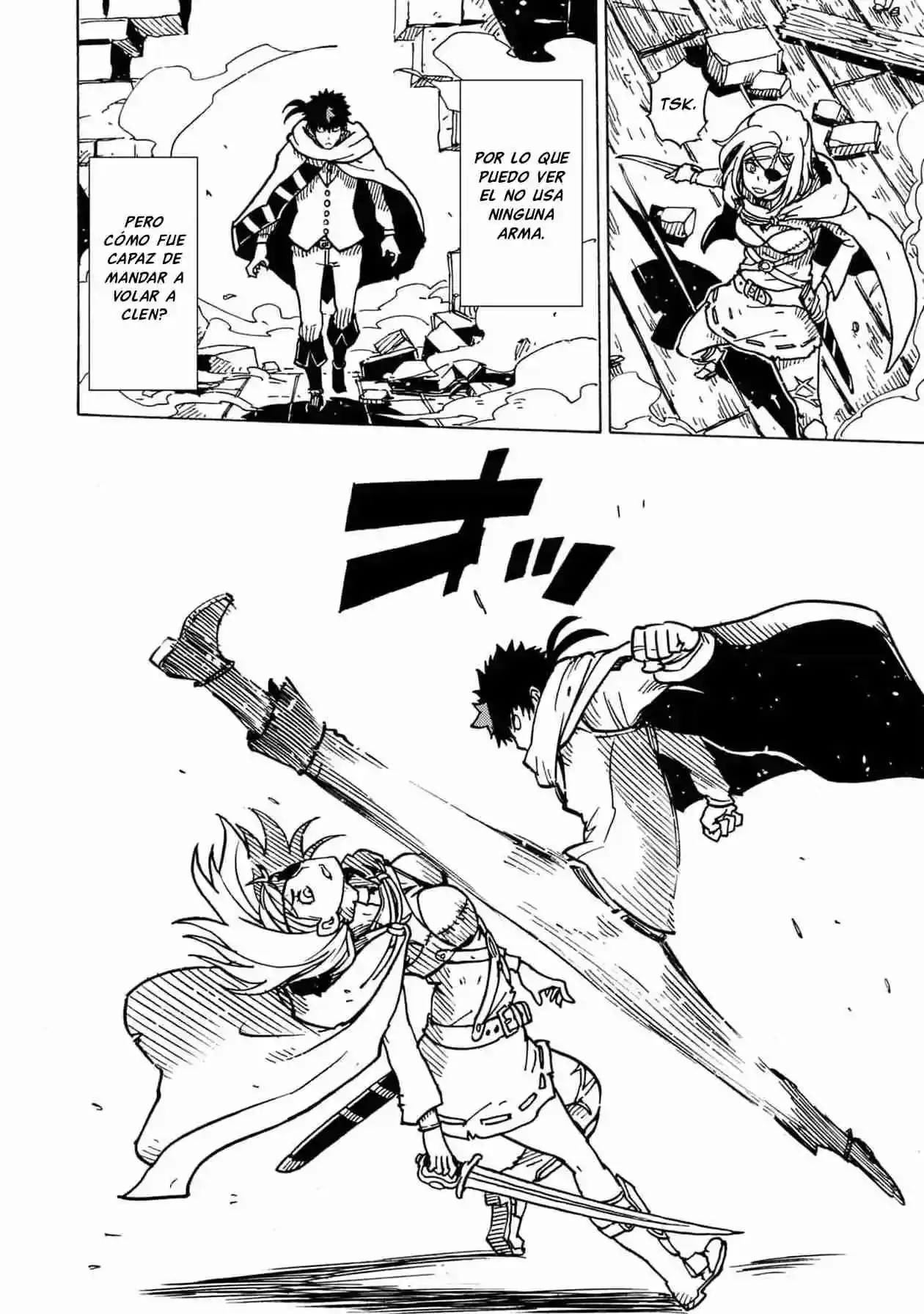 Página 50 — Clevatess: Majuu no Ou to Akago to Shikabane no Yuusha Capítulo 10