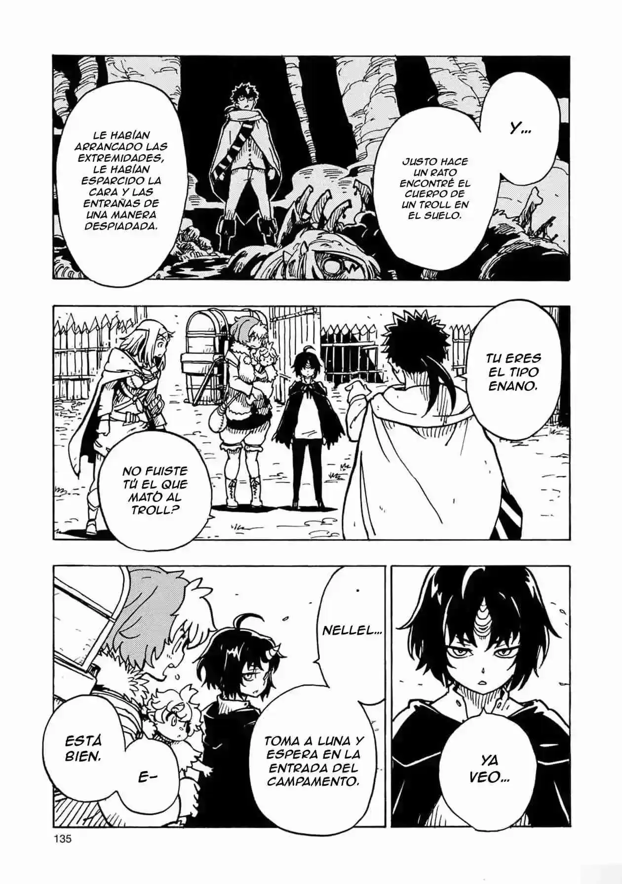 Página 63 — Clevatess: Majuu no Ou to Akago to Shikabane no Yuusha Capítulo 10