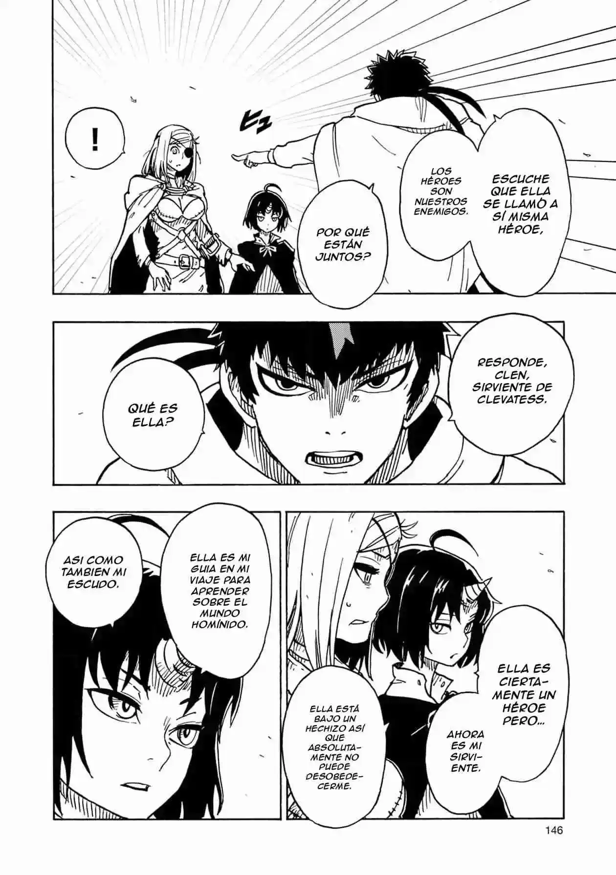 Página 7 — Clevatess: Majuu no Ou to Akago to Shikabane no Yuusha Capítulo 11