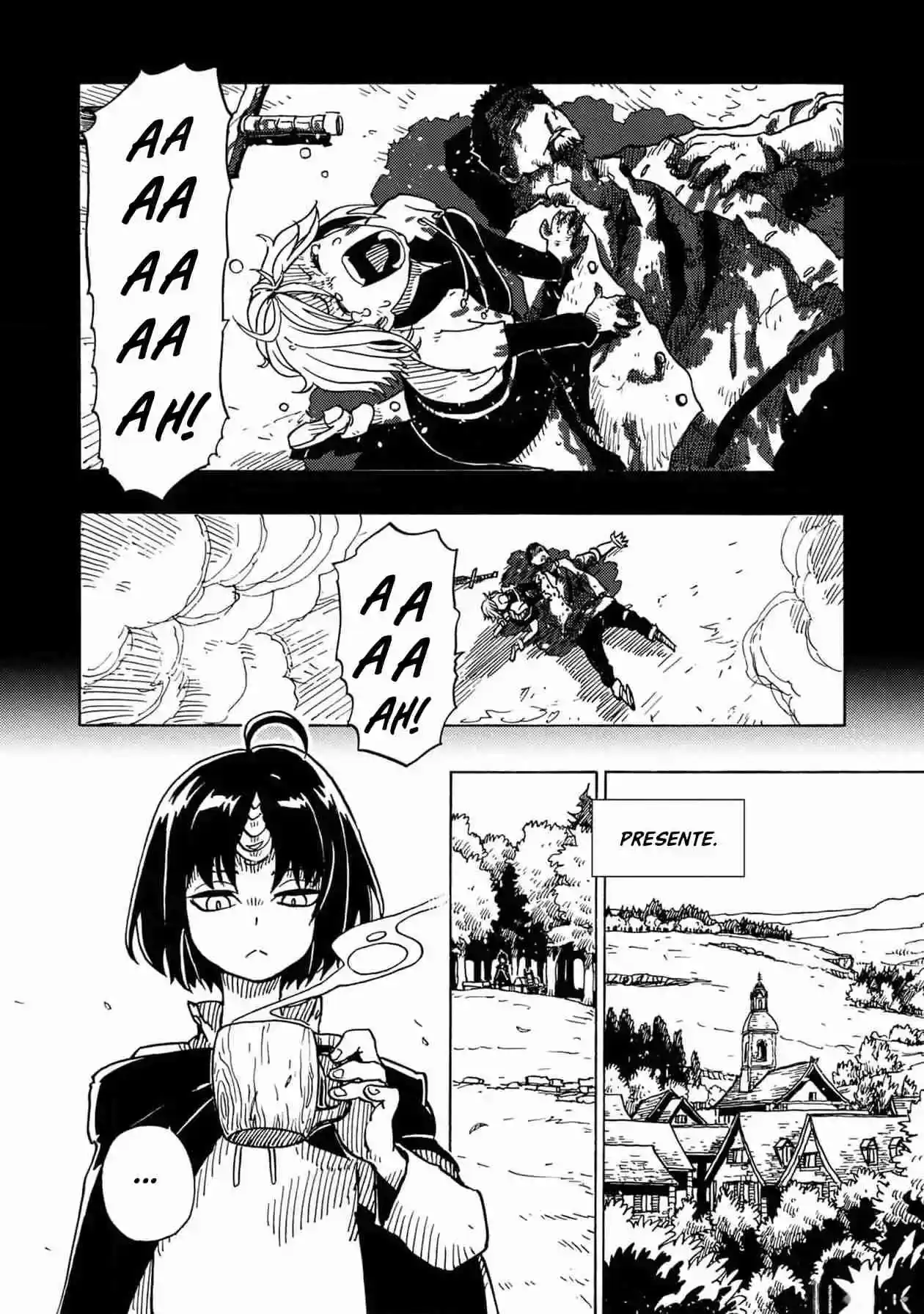 Página 42 — Clevatess: Majuu no Ou to Akago to Shikabane no Yuusha Capítulo 12