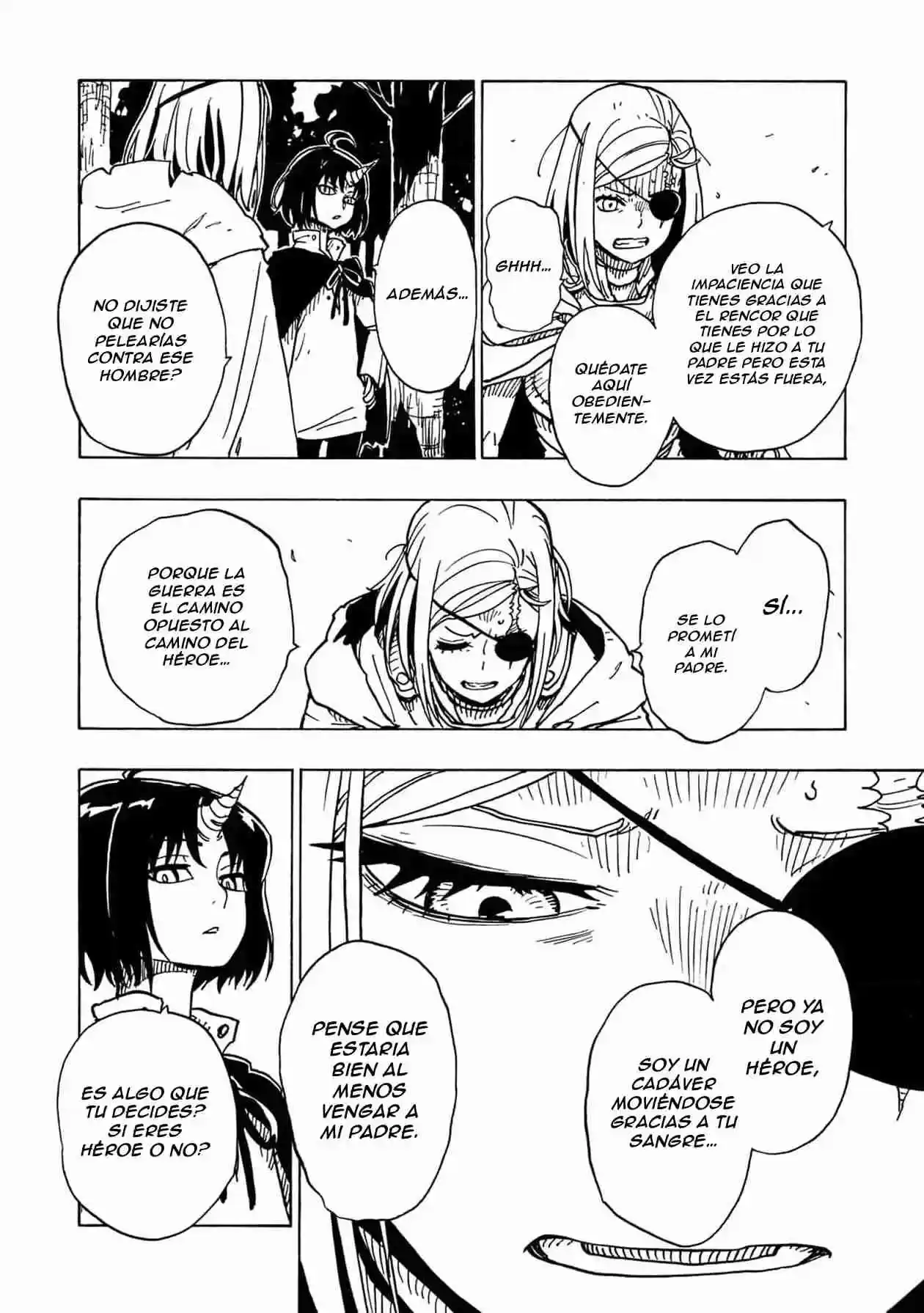 Página 54 — Clevatess: Majuu no Ou to Akago to Shikabane no Yuusha Capítulo 12