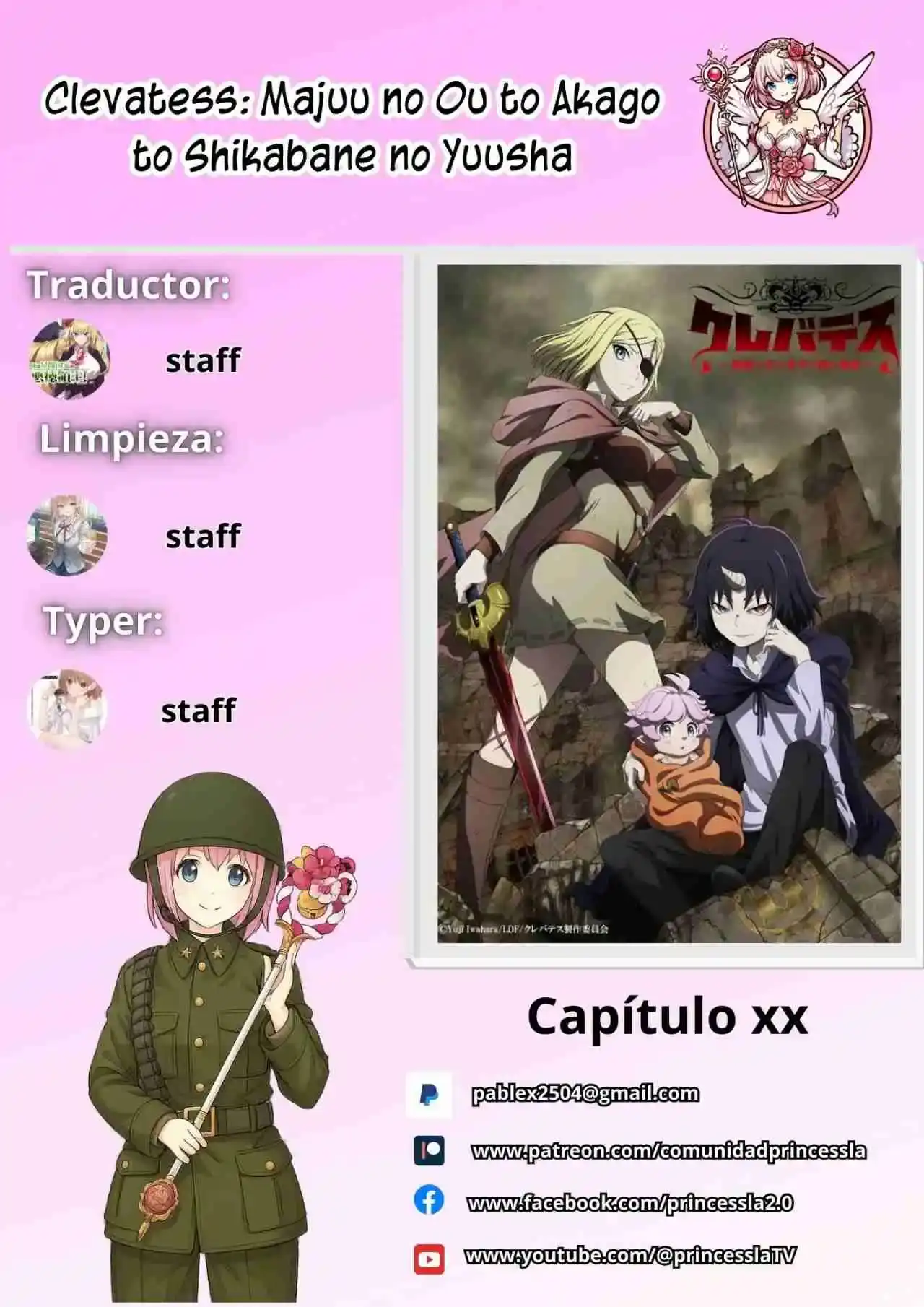 Página 41 — Clevatess: Majuu no Ou to Akago to Shikabane no Yuusha Capítulo 16