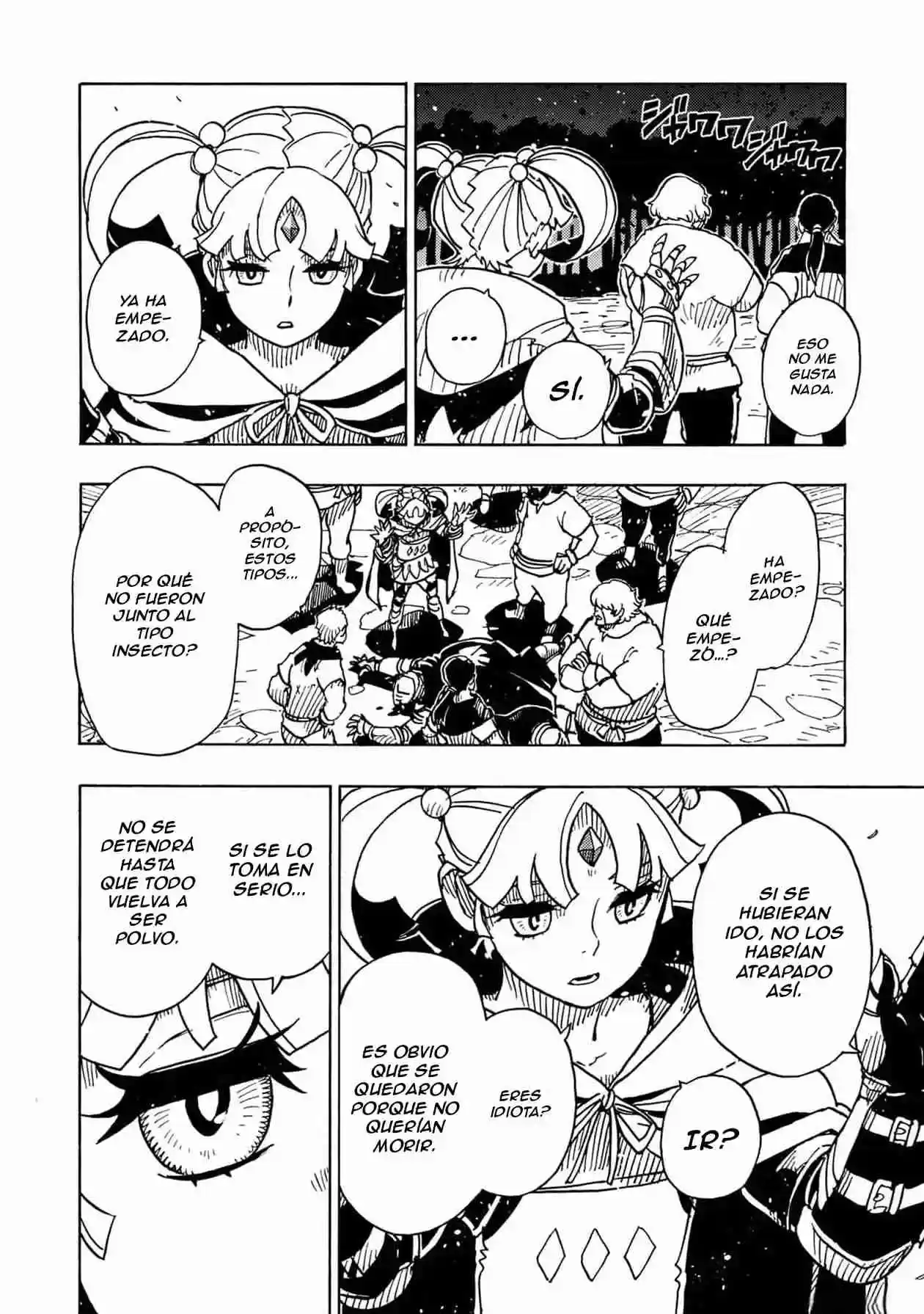 Página 44 — Clevatess: Majuu no Ou to Akago to Shikabane no Yuusha Capítulo 17