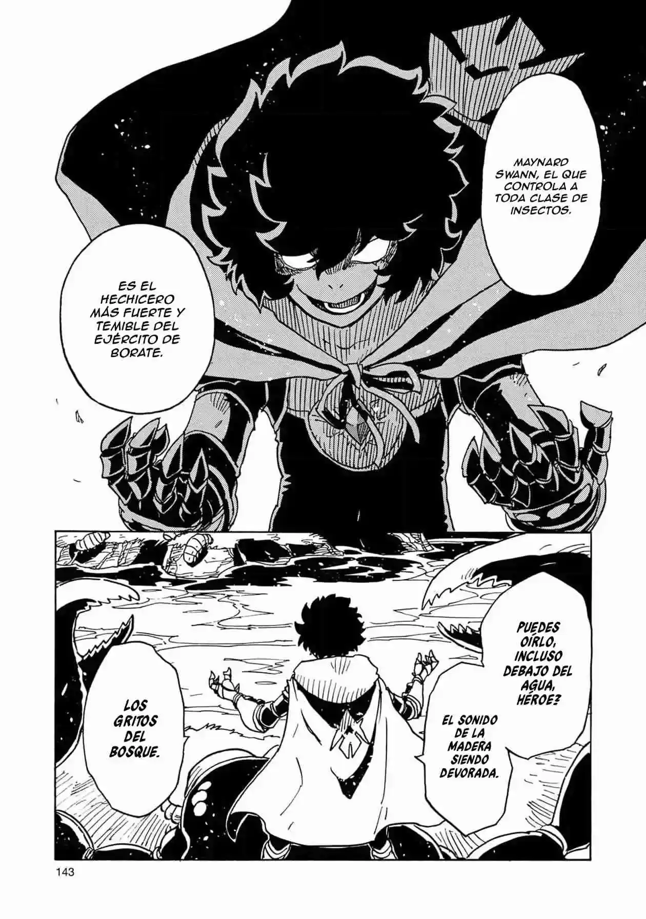 Página 45 — Clevatess: Majuu no Ou to Akago to Shikabane no Yuusha Capítulo 17