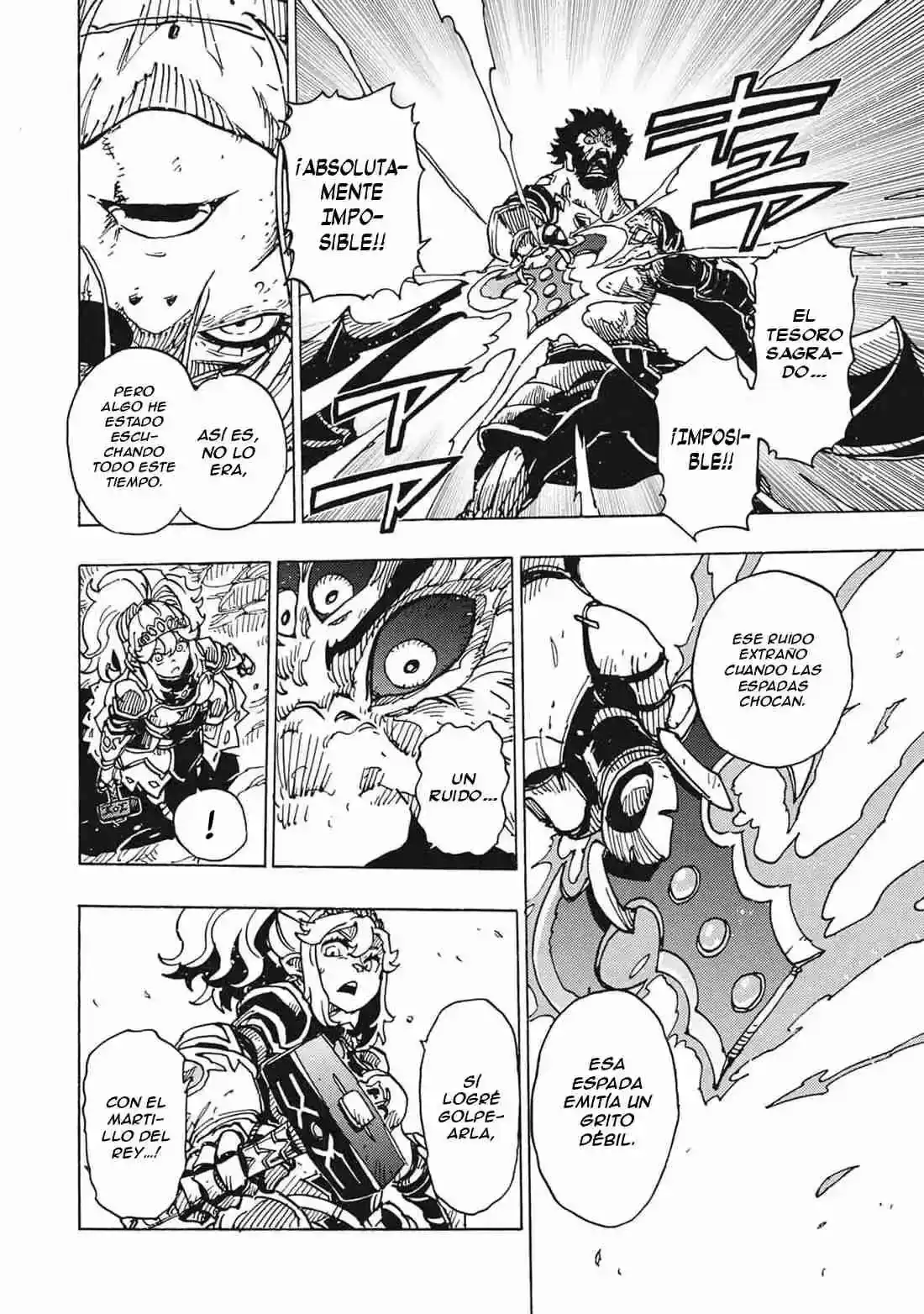 Página 49 — Clevatess: Majuu no Ou to Akago to Shikabane no Yuusha Capítulo 24