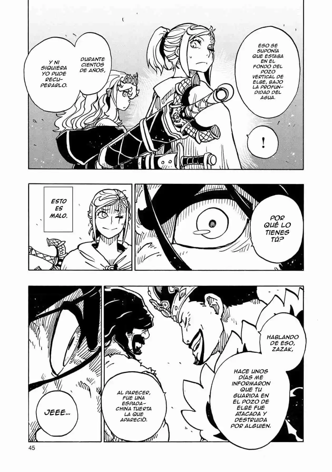 Página 48 — Clevatess: Majuu no Ou to Akago to Shikabane no Yuusha Capítulo 26