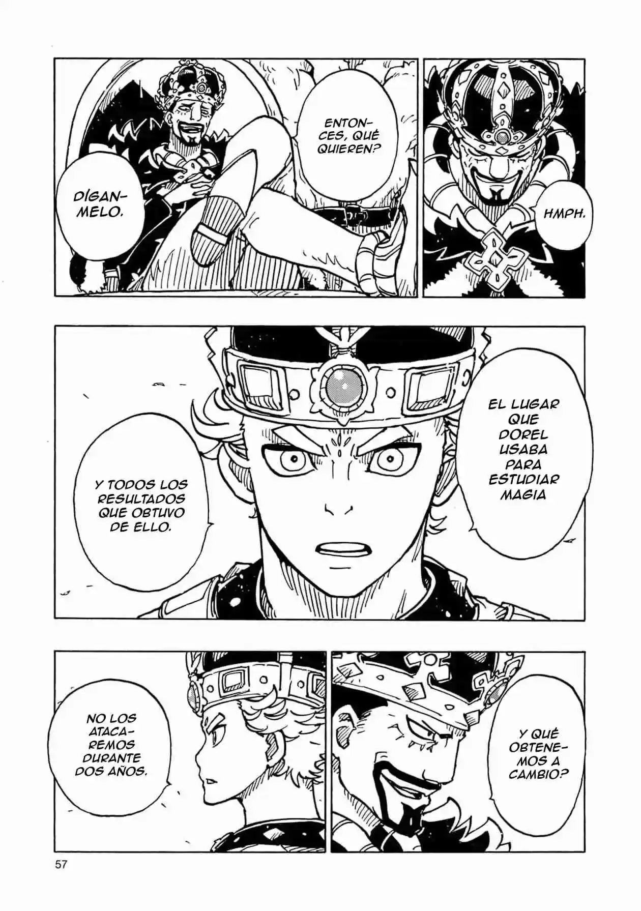 Página 60 — Clevatess: Majuu no Ou to Akago to Shikabane no Yuusha Capítulo 26