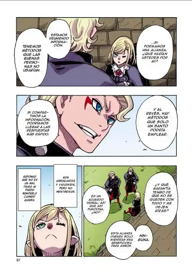Página 51 — Clevatess: Majuu no Ou to Akago to Shikabane no Yuusha Capítulo 32