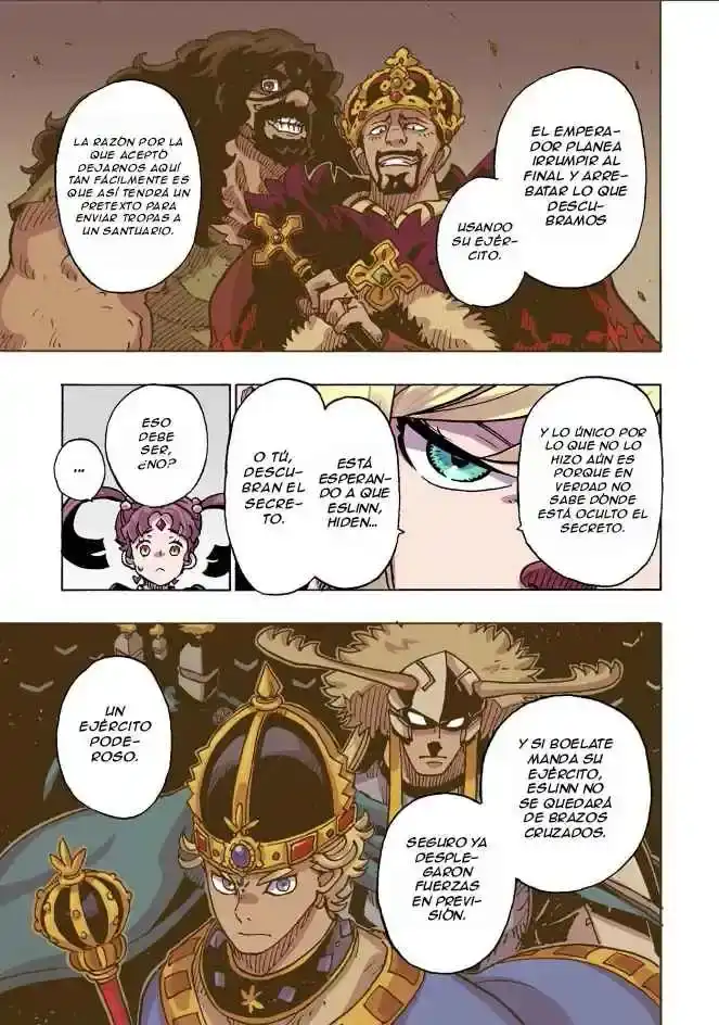 Página 63 — Clevatess: Majuu no Ou to Akago to Shikabane no Yuusha Capítulo 32