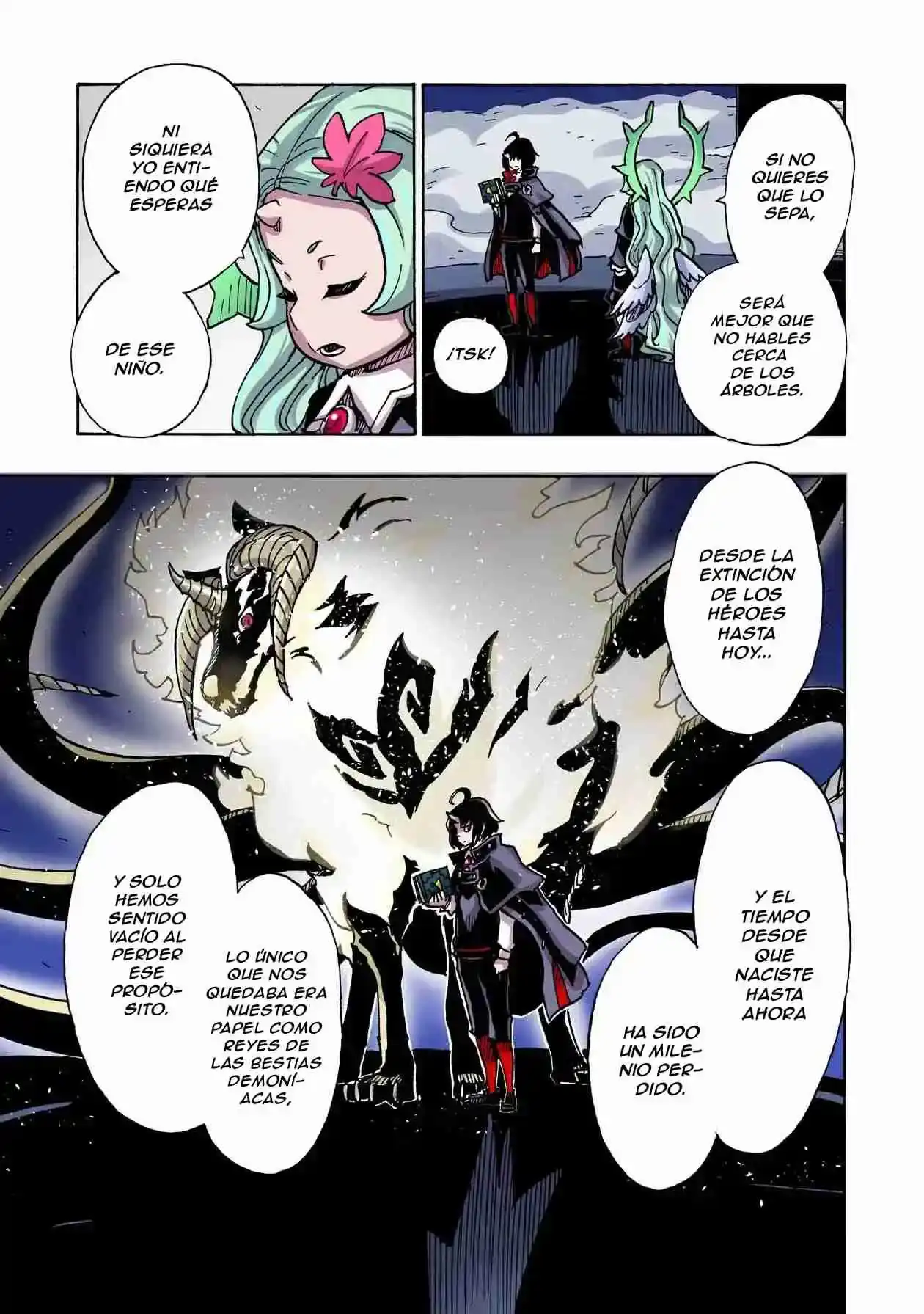 Página 18 — Clevatess: Majuu no Ou to Akago to Shikabane no Yuusha Capítulo 36