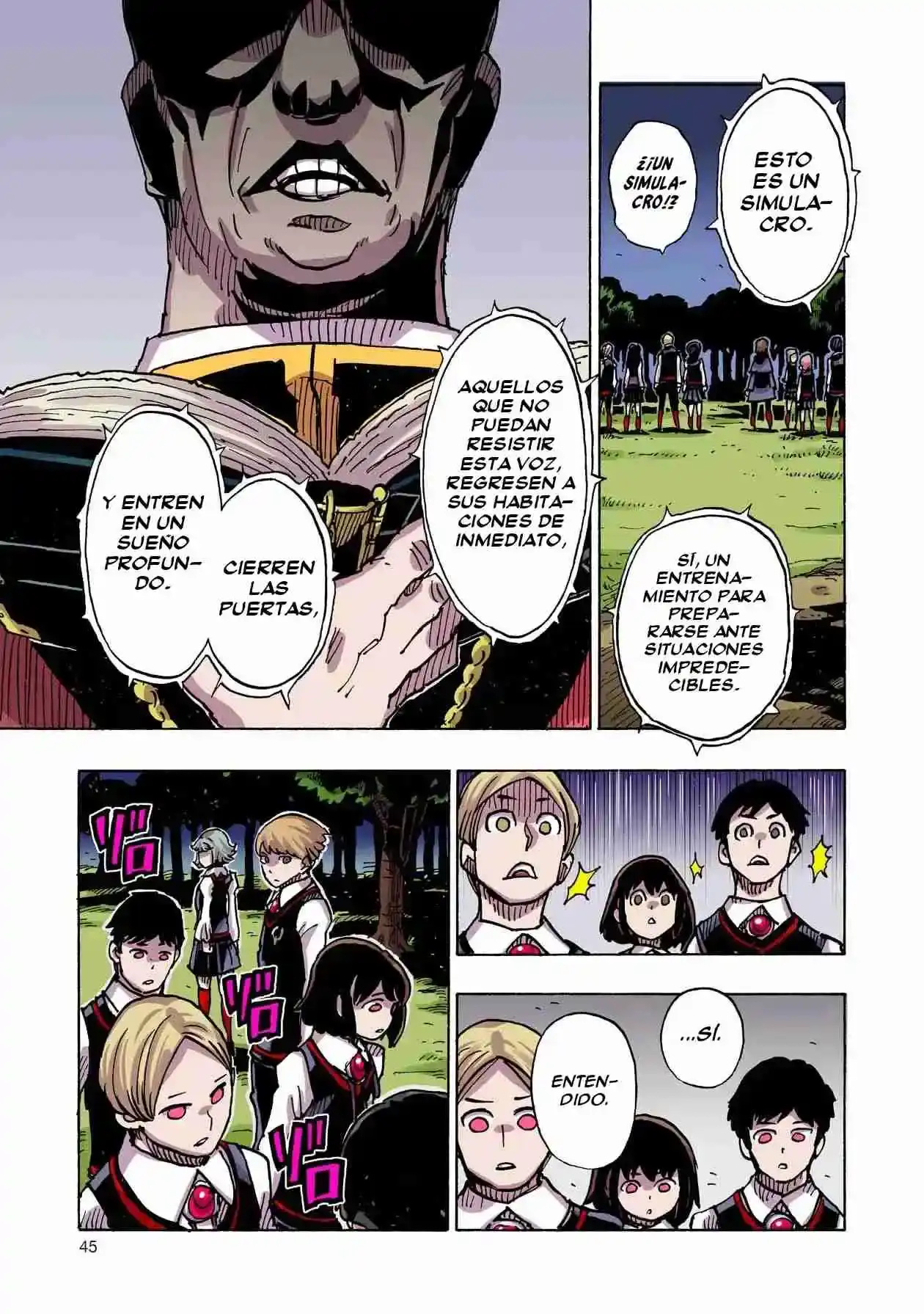 Página 48 — Clevatess: Majuu no Ou to Akago to Shikabane no Yuusha Capítulo 36
