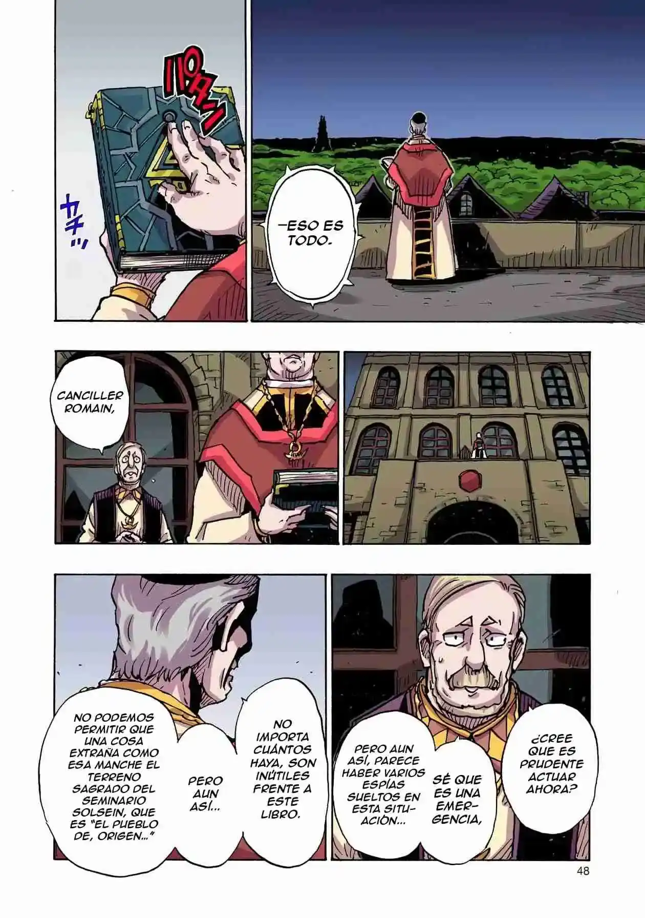 Página 51 — Clevatess: Majuu no Ou to Akago to Shikabane no Yuusha Capítulo 36
