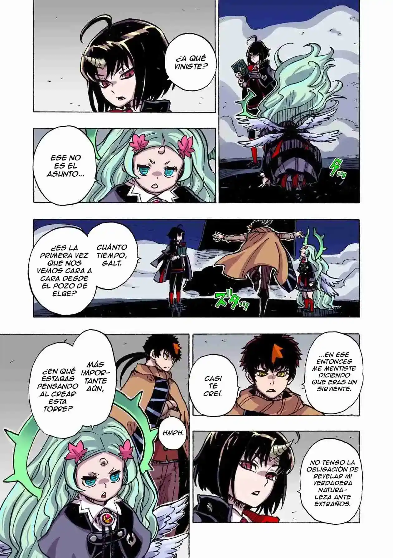 Página 56 — Clevatess: Majuu no Ou to Akago to Shikabane no Yuusha Capítulo 36