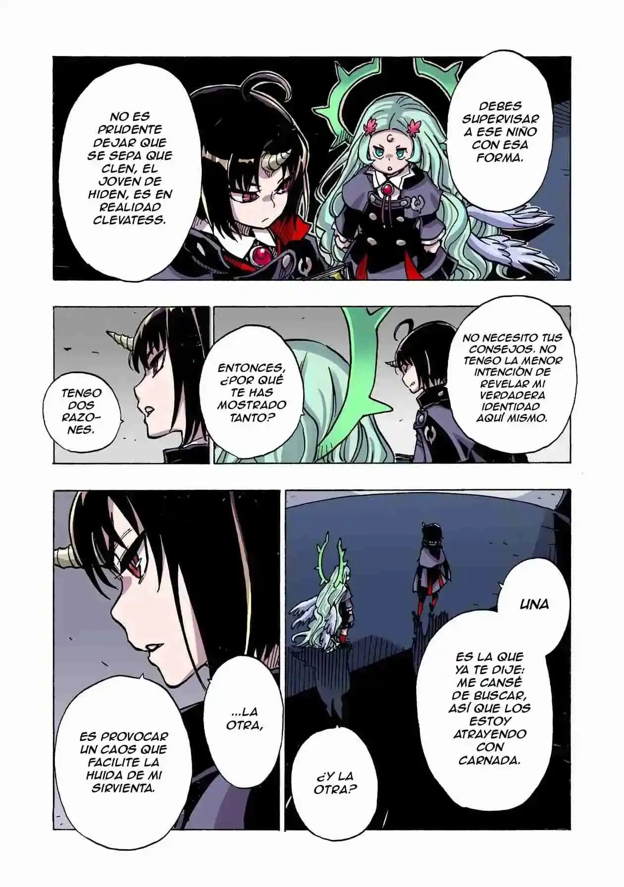 Página 60 — Clevatess: Majuu no Ou to Akago to Shikabane no Yuusha Capítulo 36